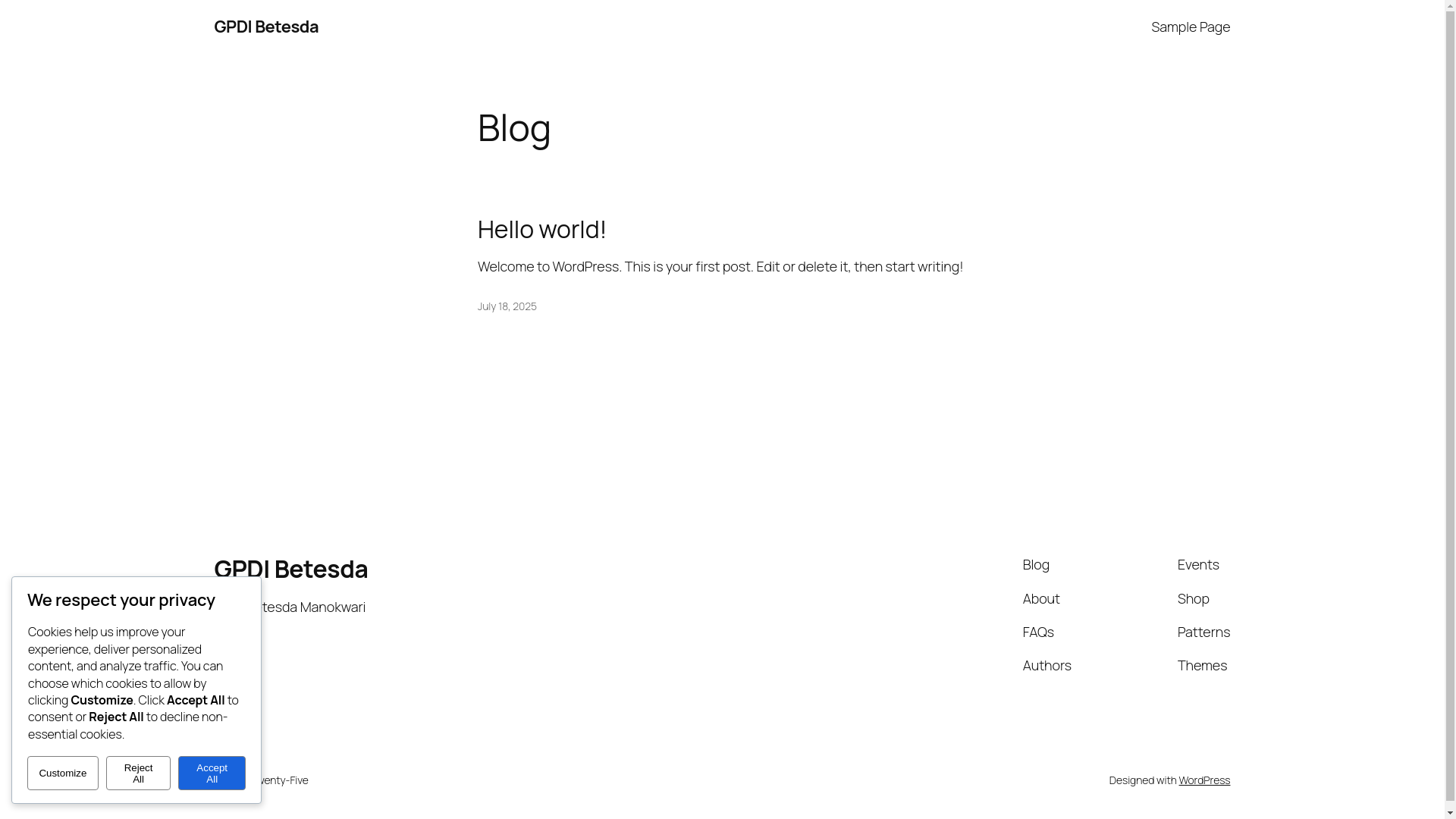 website screenshot of https://gpdibetesda.com/