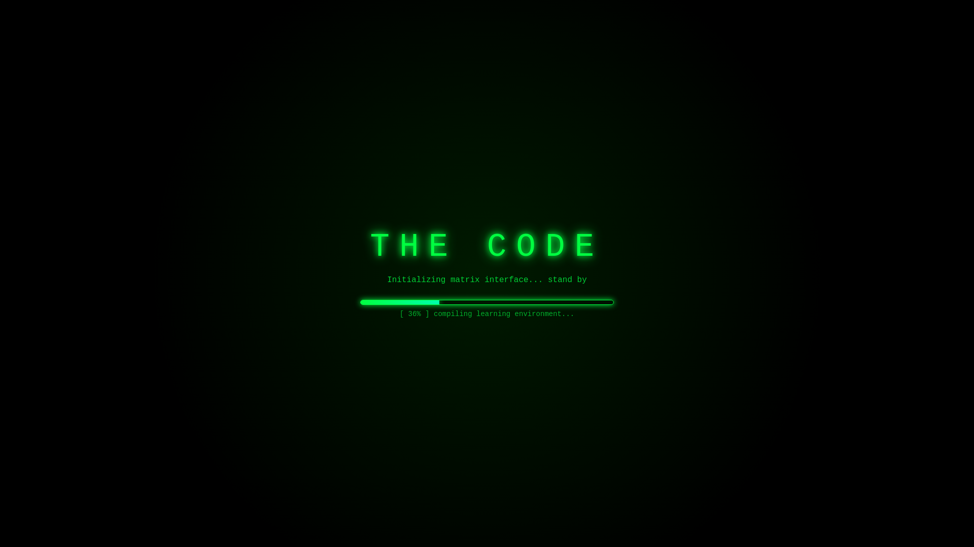 website screenshot of https://the-code.pages.dev/