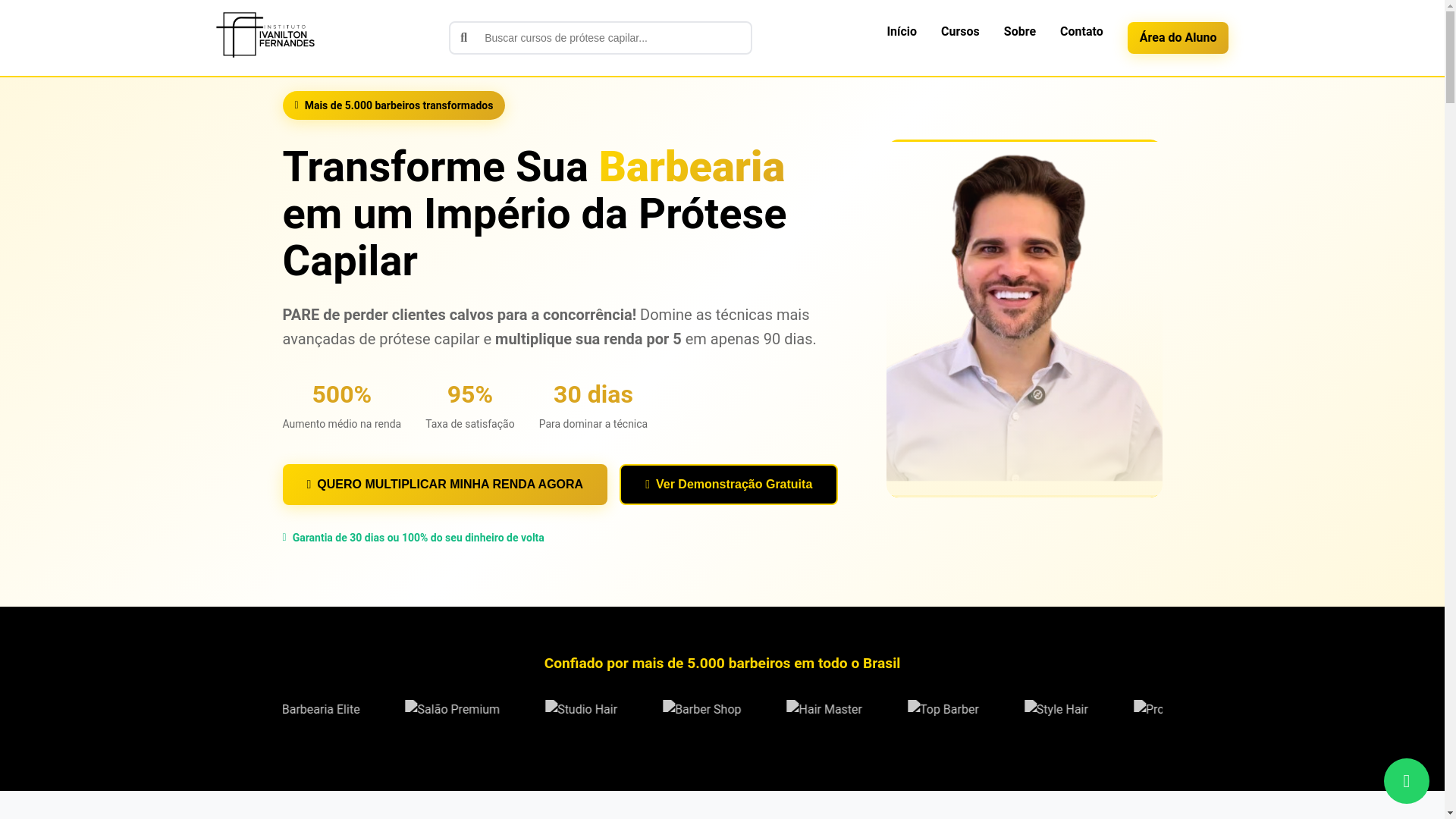 website screenshot of https://ivaniltonfernandes.com.br/