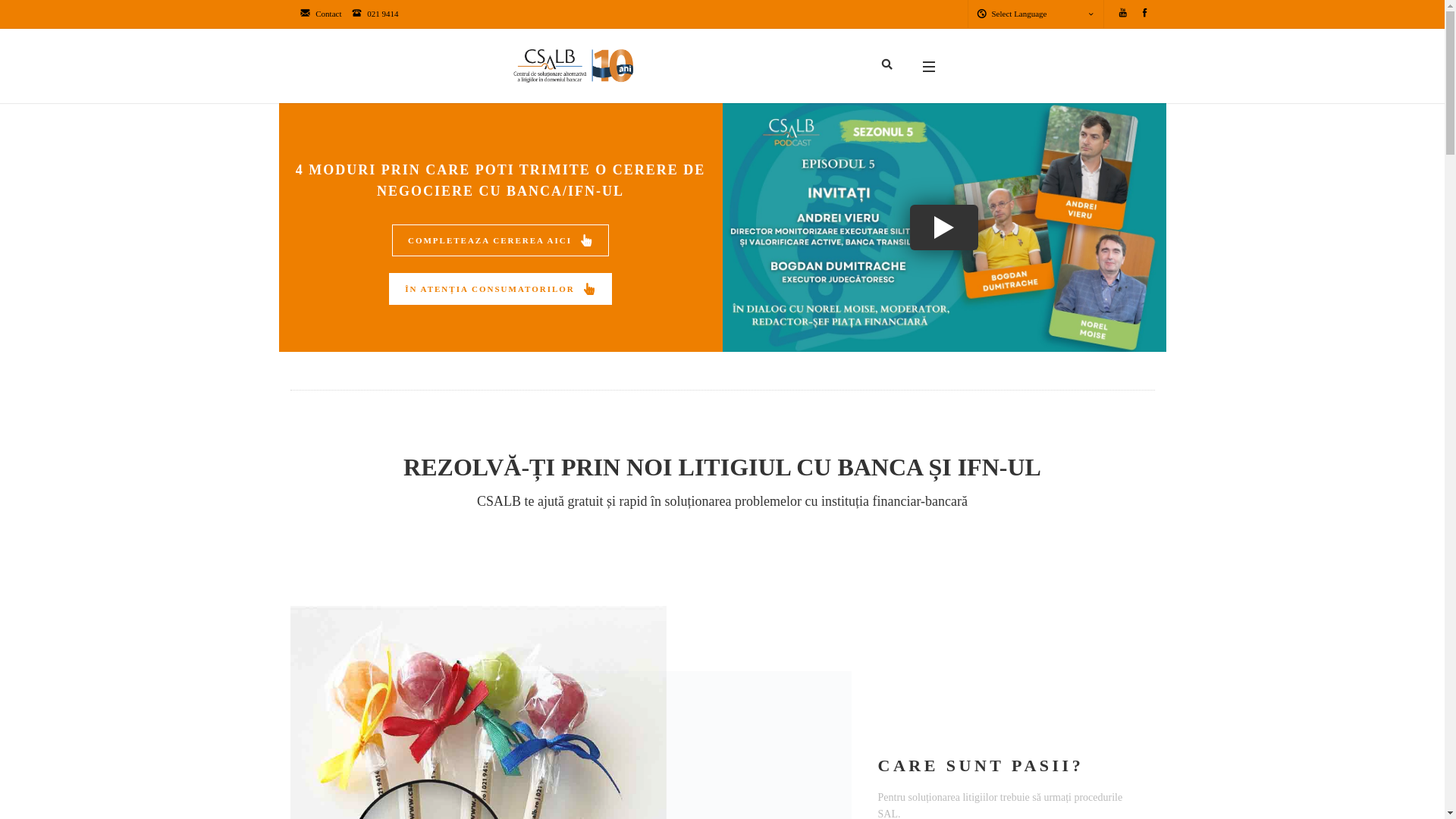 website screenshot of http://csalb.ro/