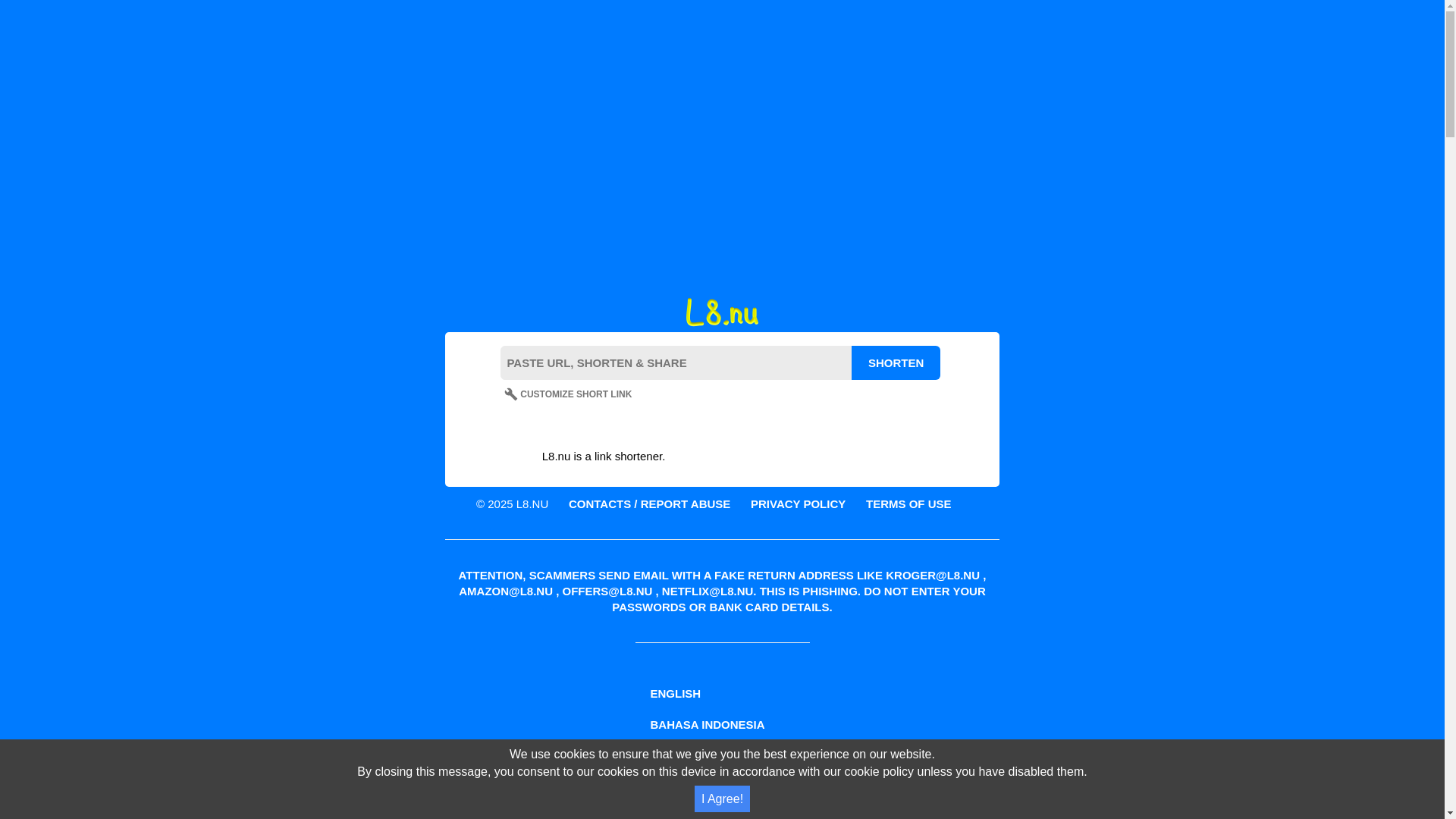 website screenshot of https://l8.nu/