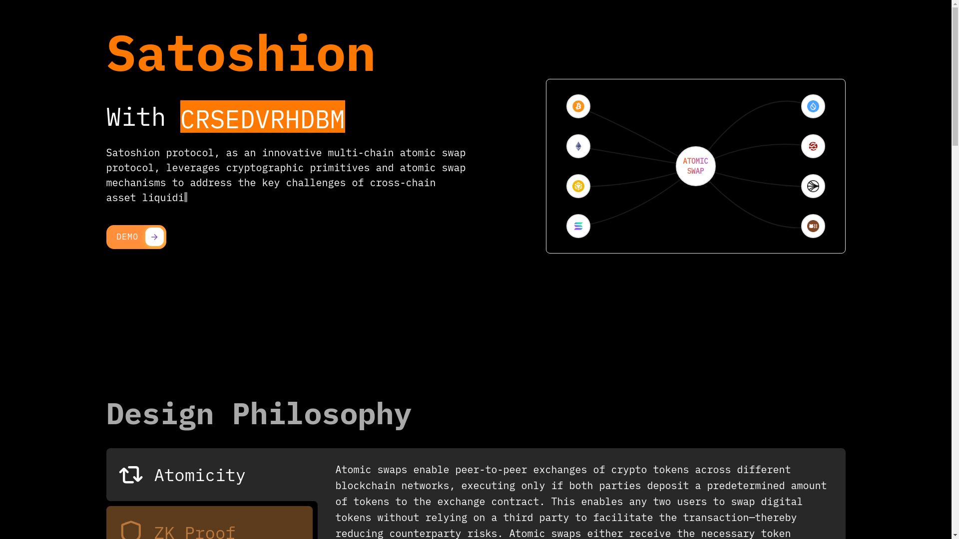 website screenshot of https://satoshion-io.pages.dev/