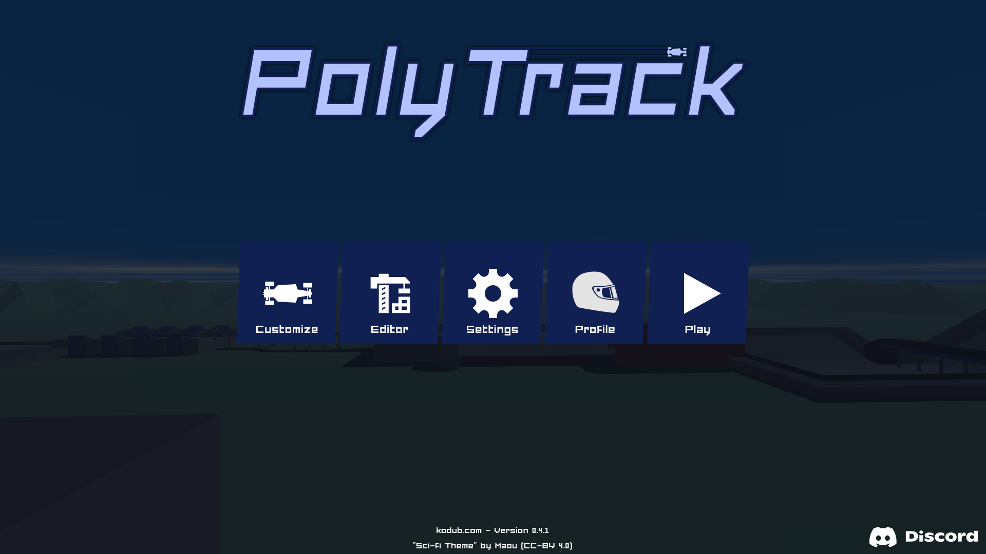 website screenshot of https://polytrack2.pages.dev/