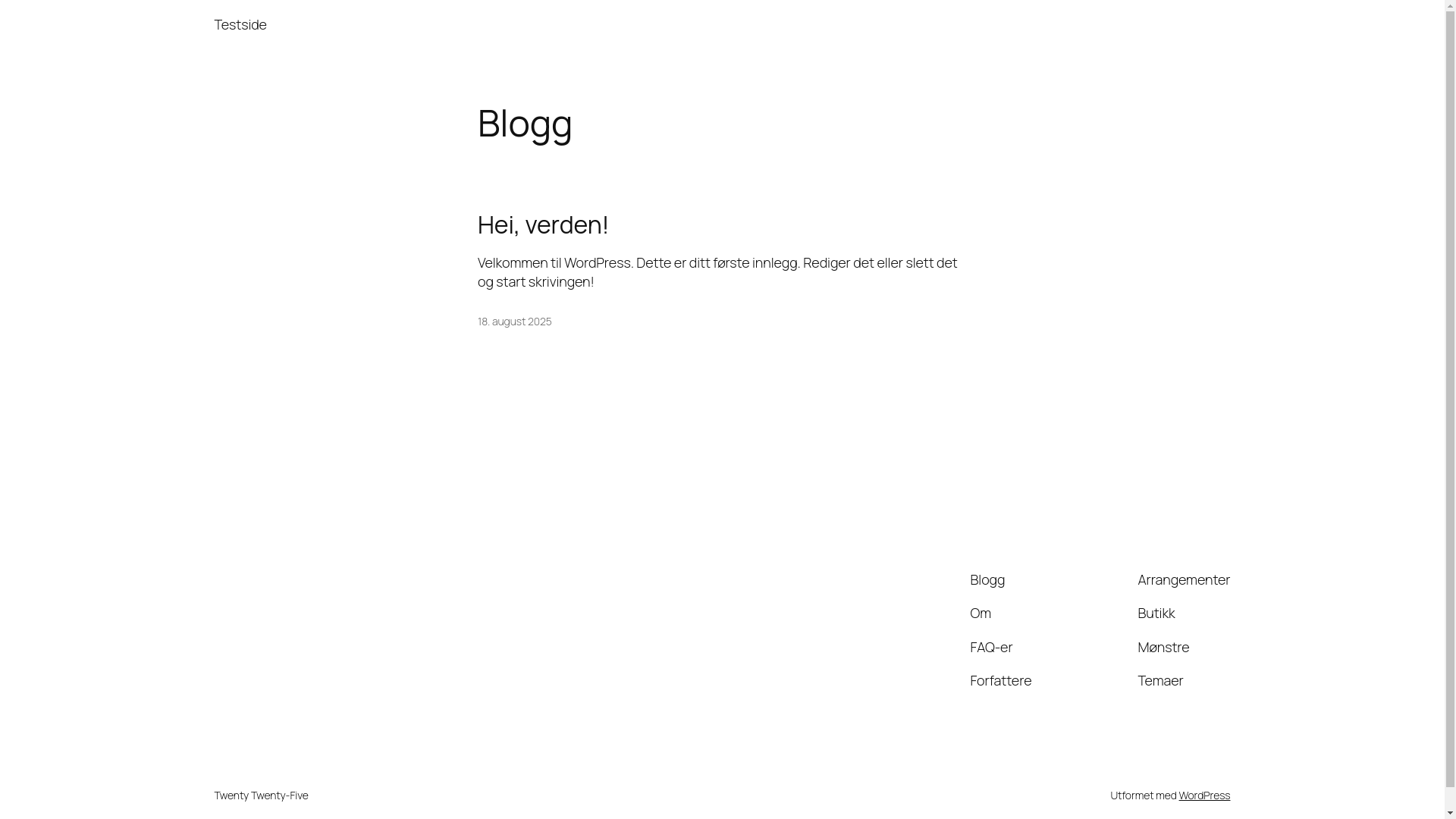 website screenshot of https://ulvestua.no/