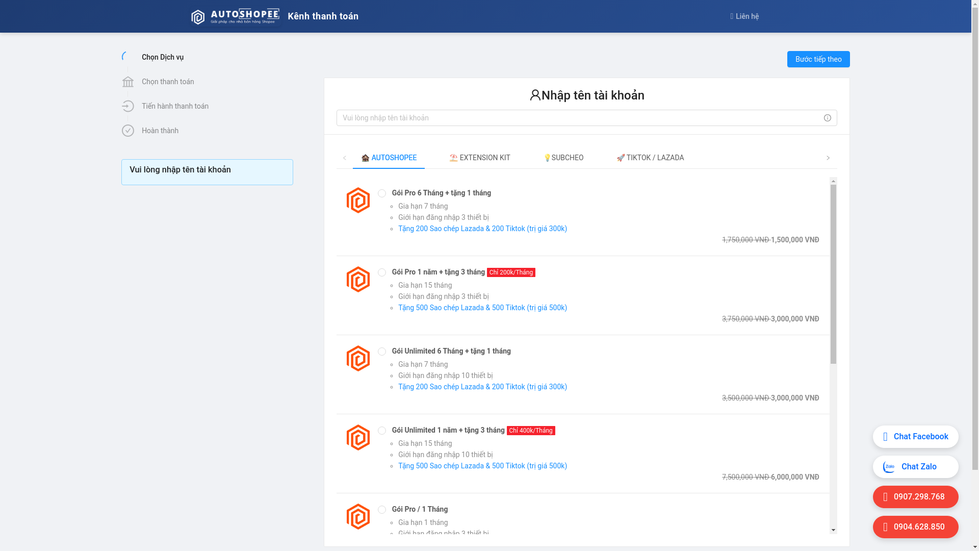 website screenshot of https://payment-autoshopee.pages.dev/