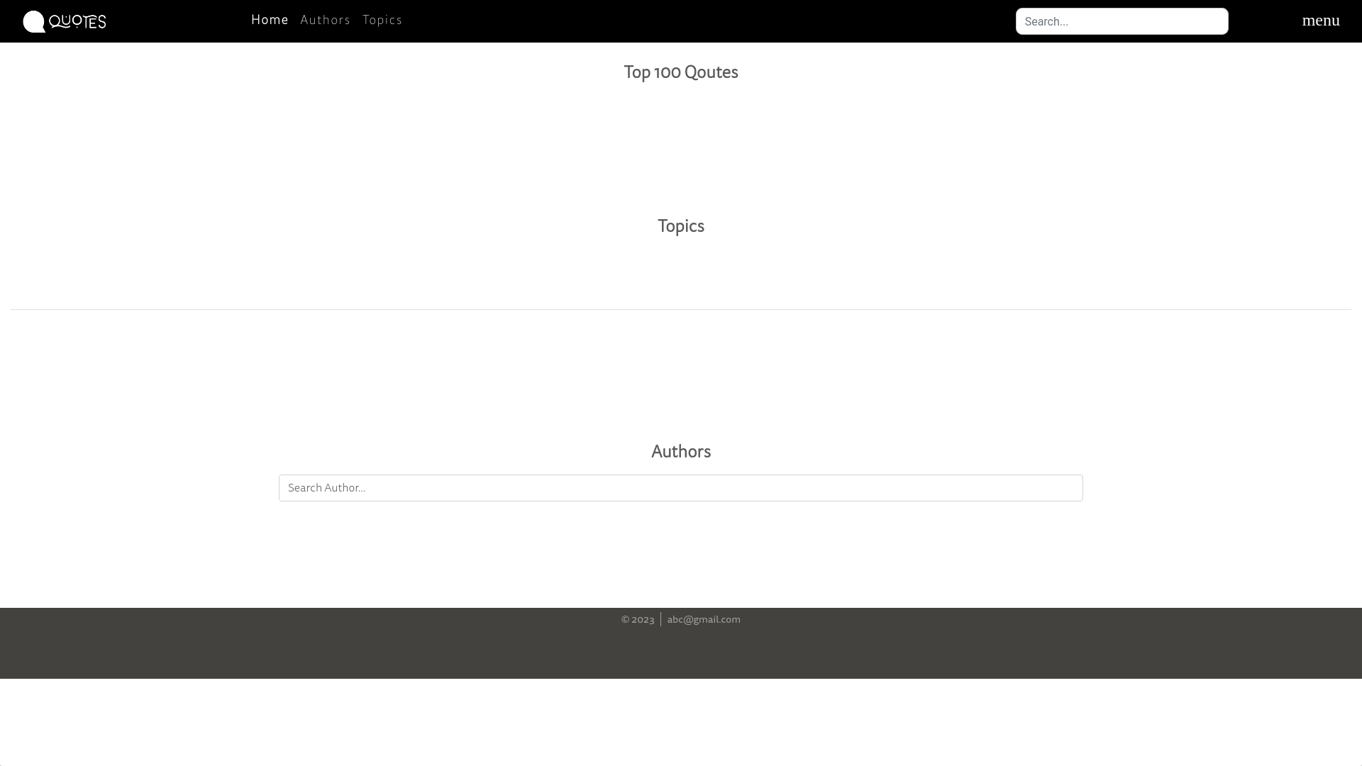 website screenshot of https://iadorequotes.com/
