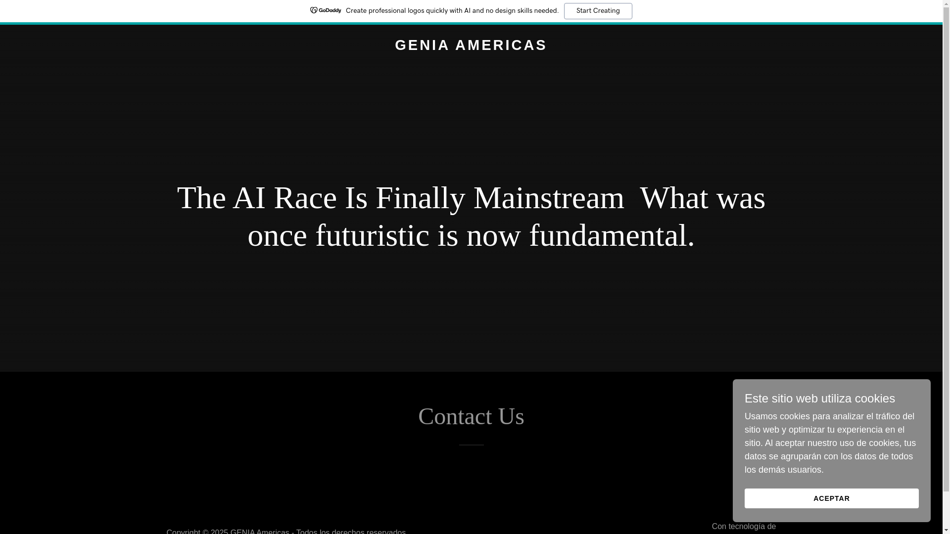website screenshot of https://racefor.ai/