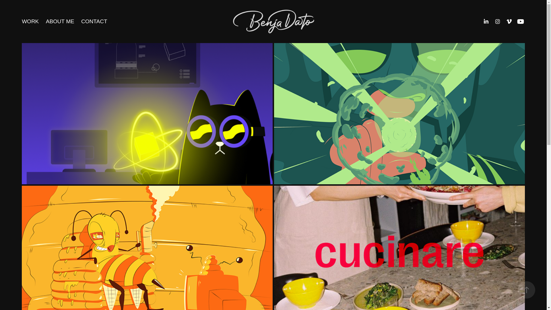 website screenshot of https://benjadato.com/