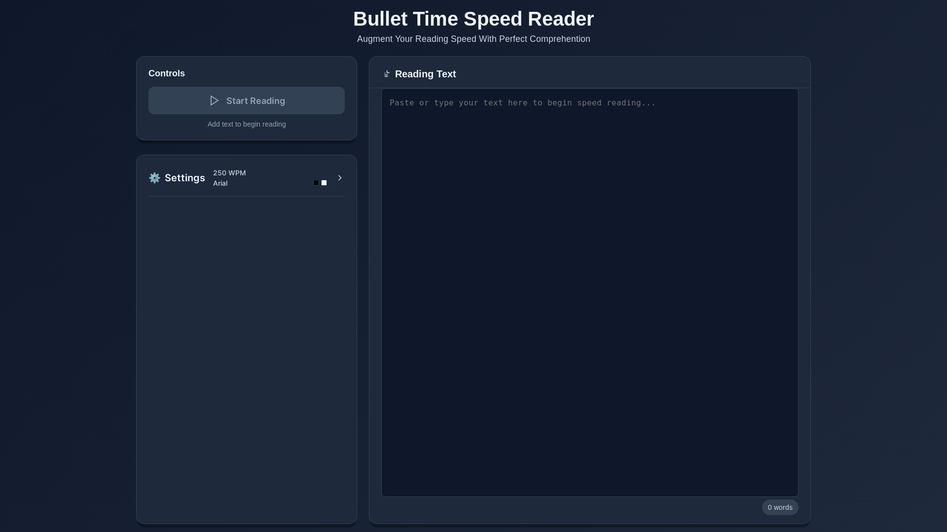website screenshot of https://speedreader-ce6.pages.dev/