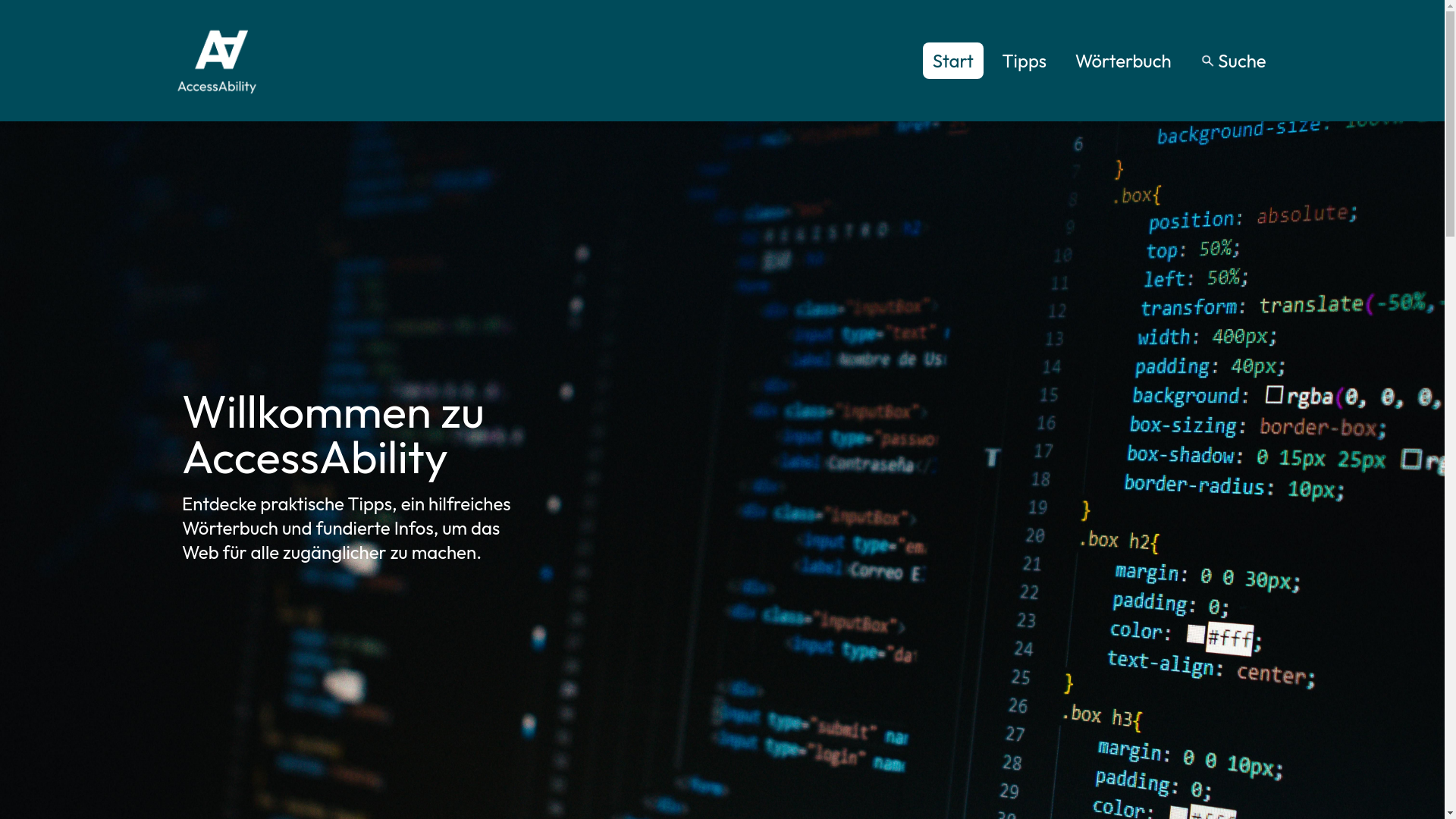 website screenshot of https://accessability.pages.dev/