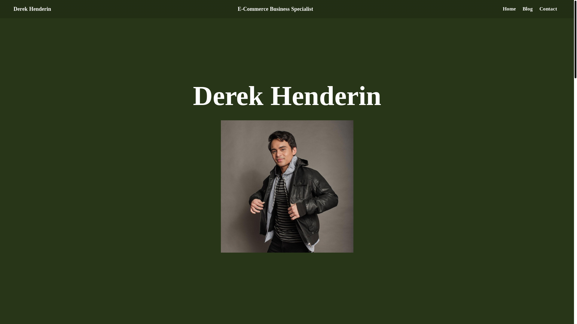 website screenshot of https://derekhenderin.com/