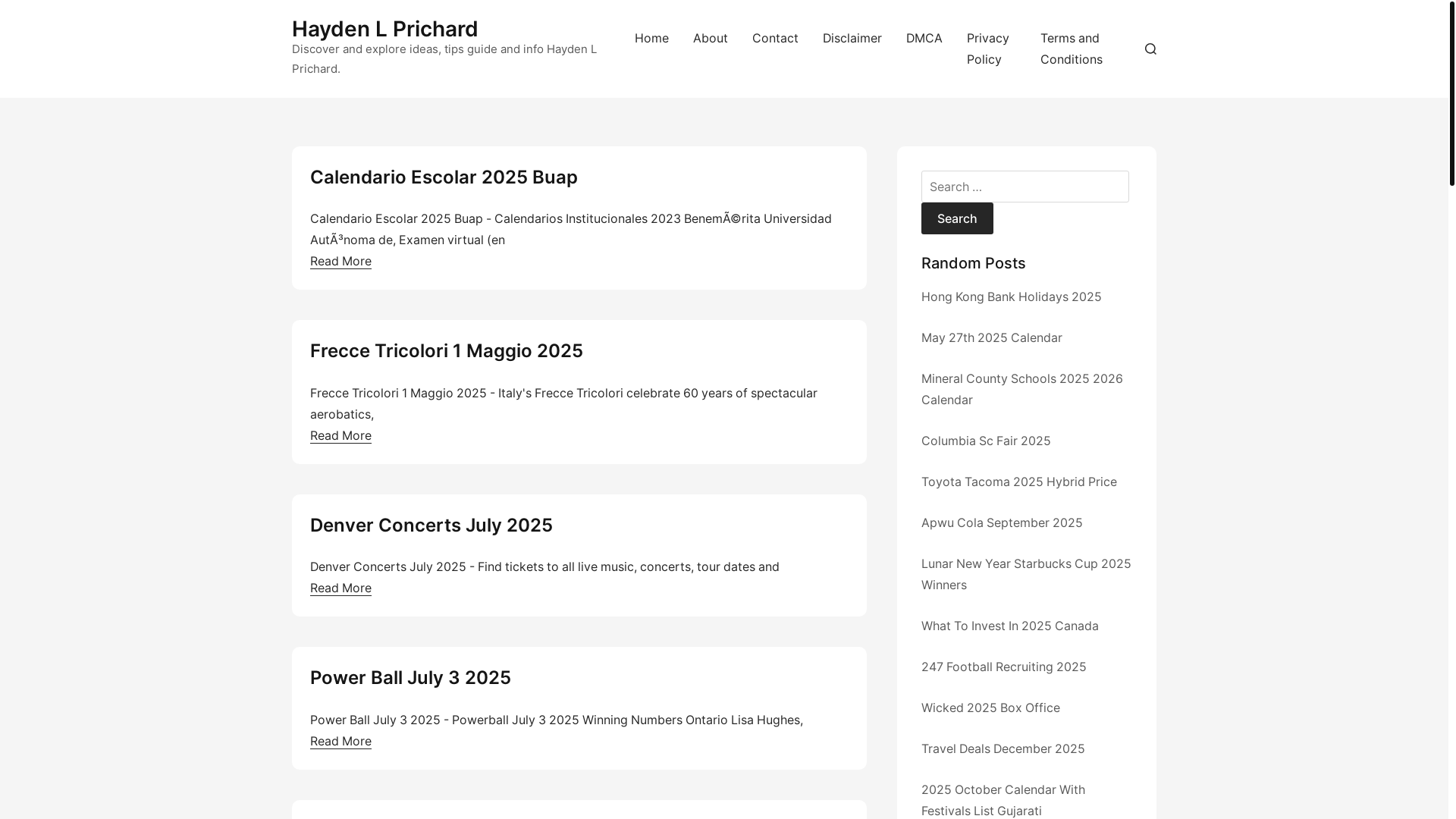 website screenshot of https://haydenlprichard.pages.dev/