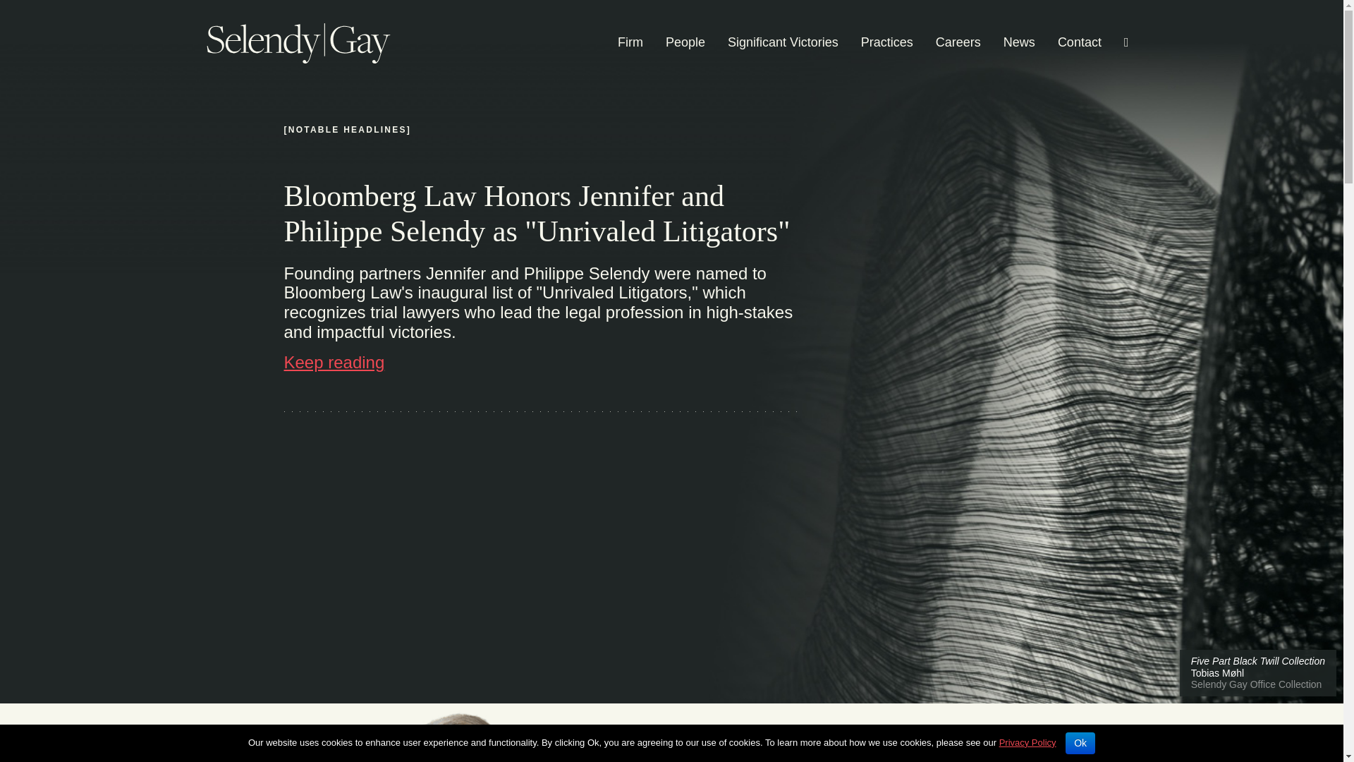 website screenshot of https://selendy.ai/