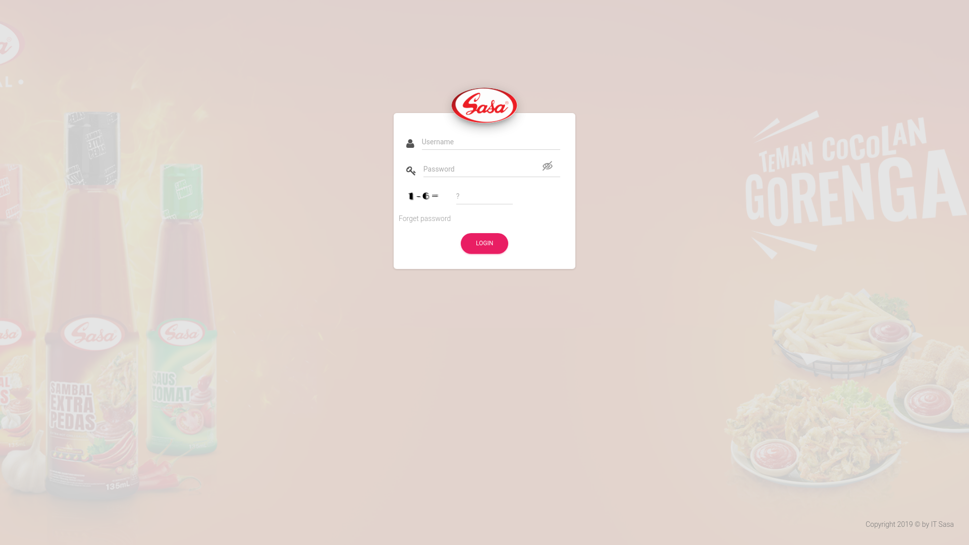 website screenshot of https://invoice.sasa.co.id/dashboard.sasa