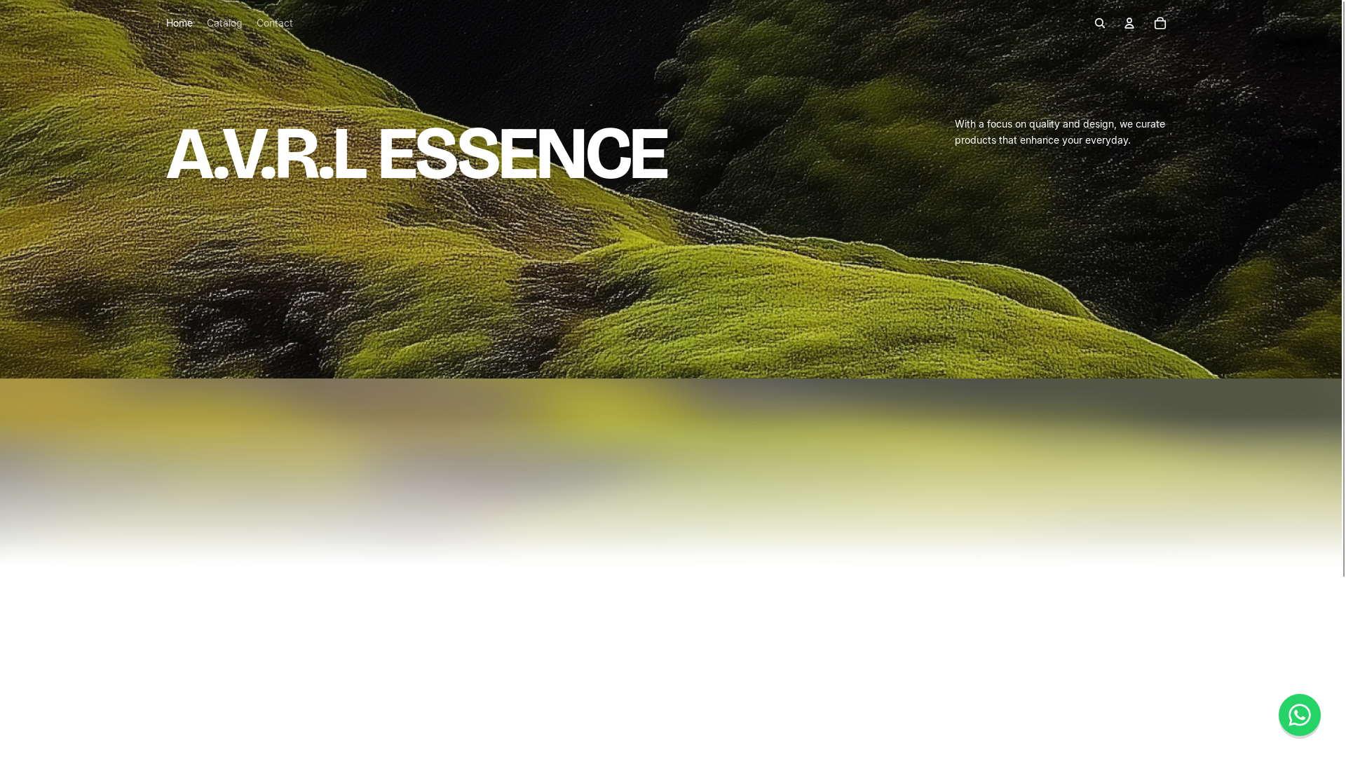 website screenshot of https://avrlessence.me/