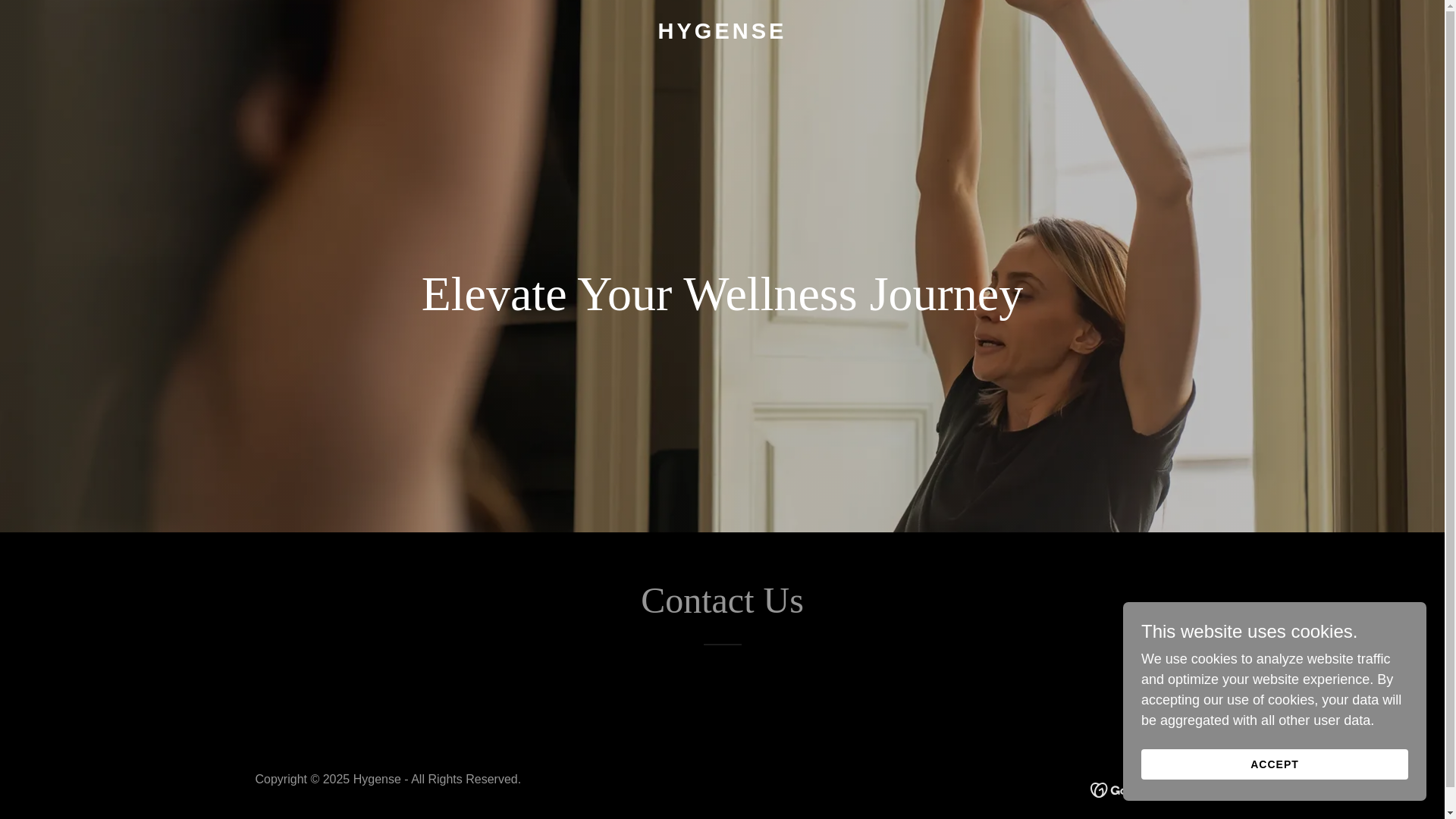 website screenshot of https://hygense.com/