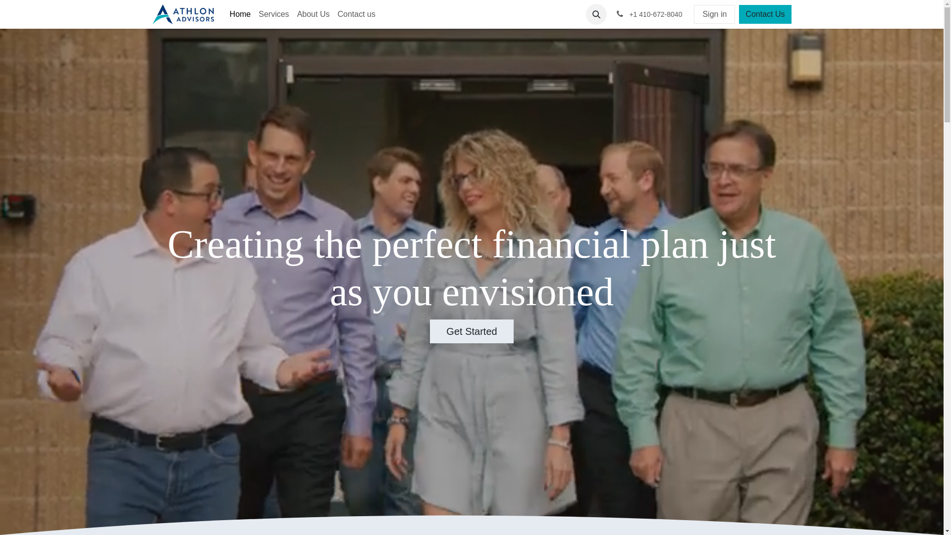 website screenshot of https://athlonadvisors.net/