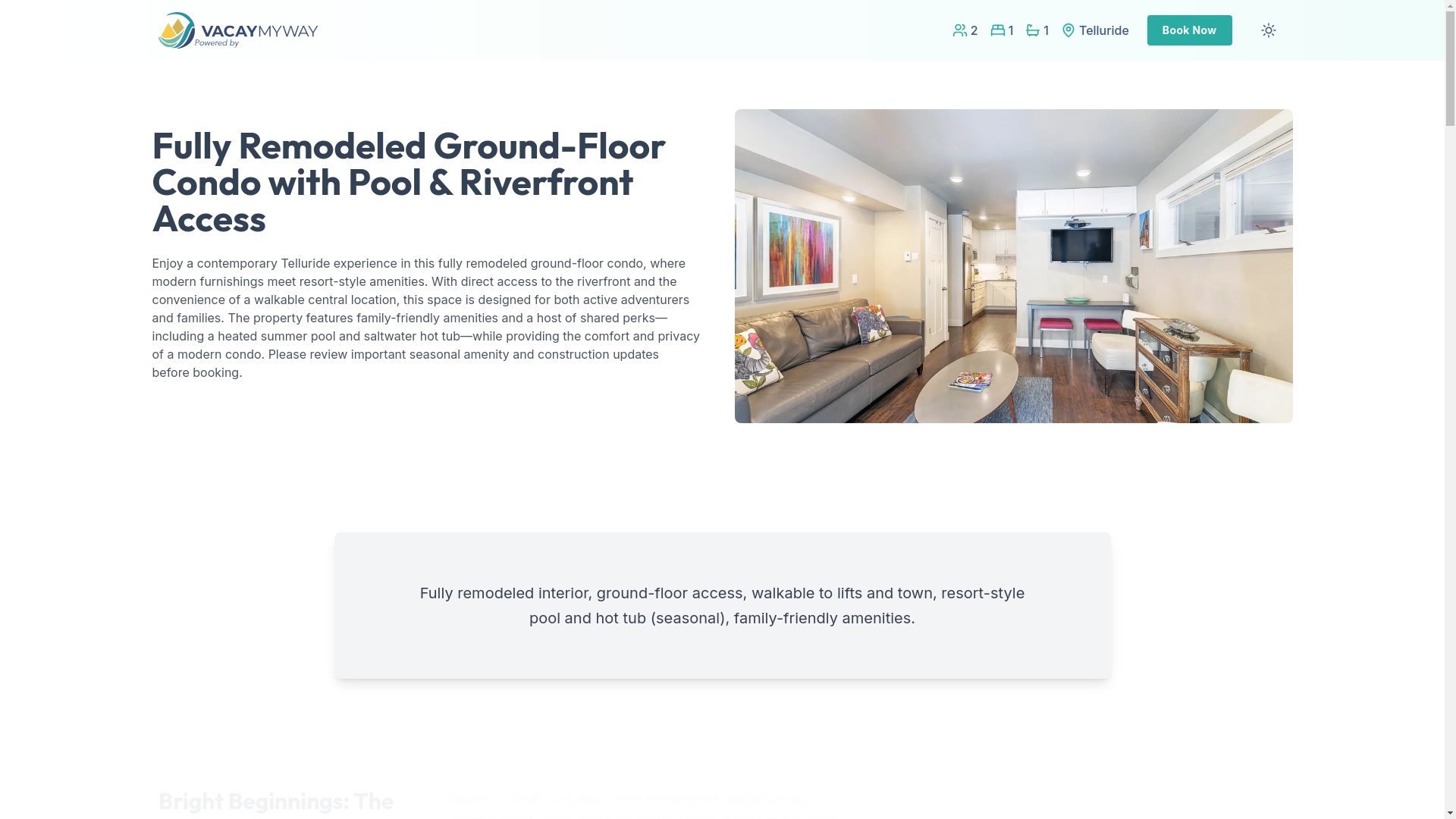 website screenshot of https://freshvista.condos/