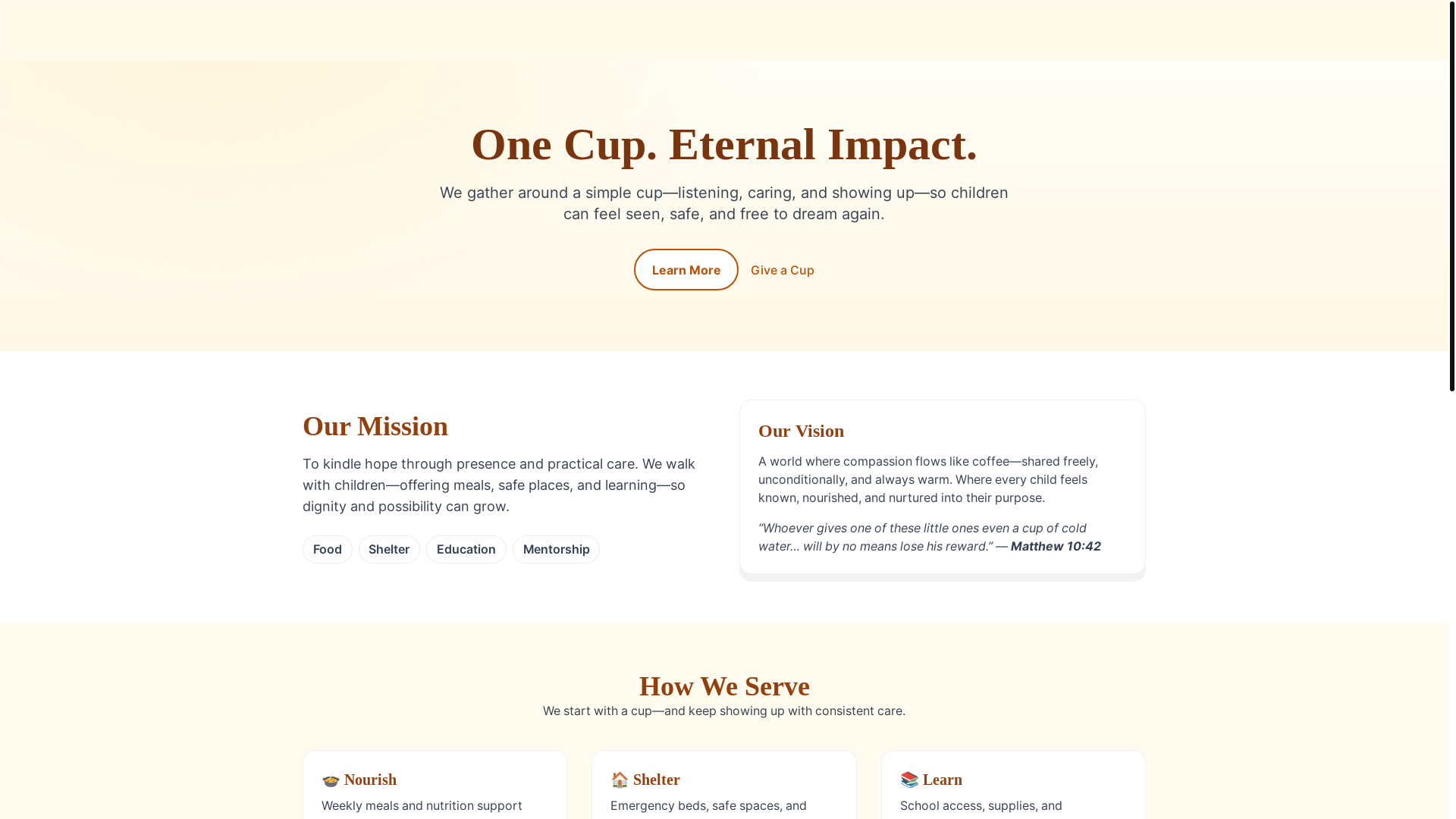 website screenshot of https://ekcup.org/