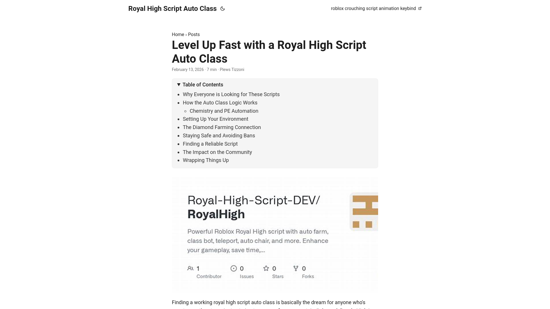 website screenshot of https://royal-high-script-auto-class.pages.dev/