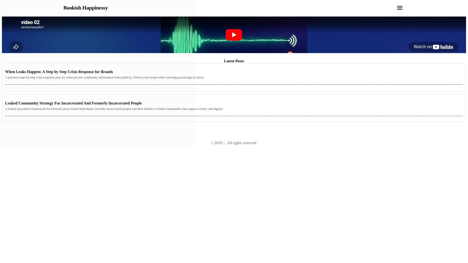 website screenshot of https://bookish-happinessy.pages.dev/