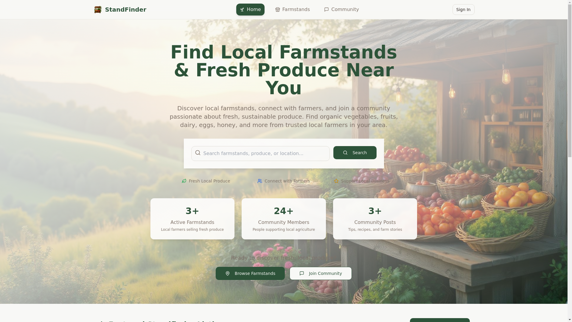 website screenshot of https://harvest-huddle-market.pages.dev/