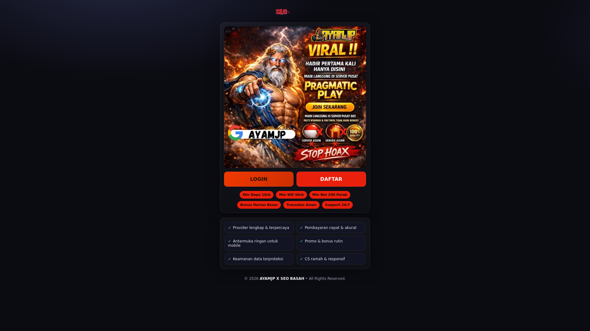 website screenshot of https://udah-cukup-pichai-mek.pages.dev/