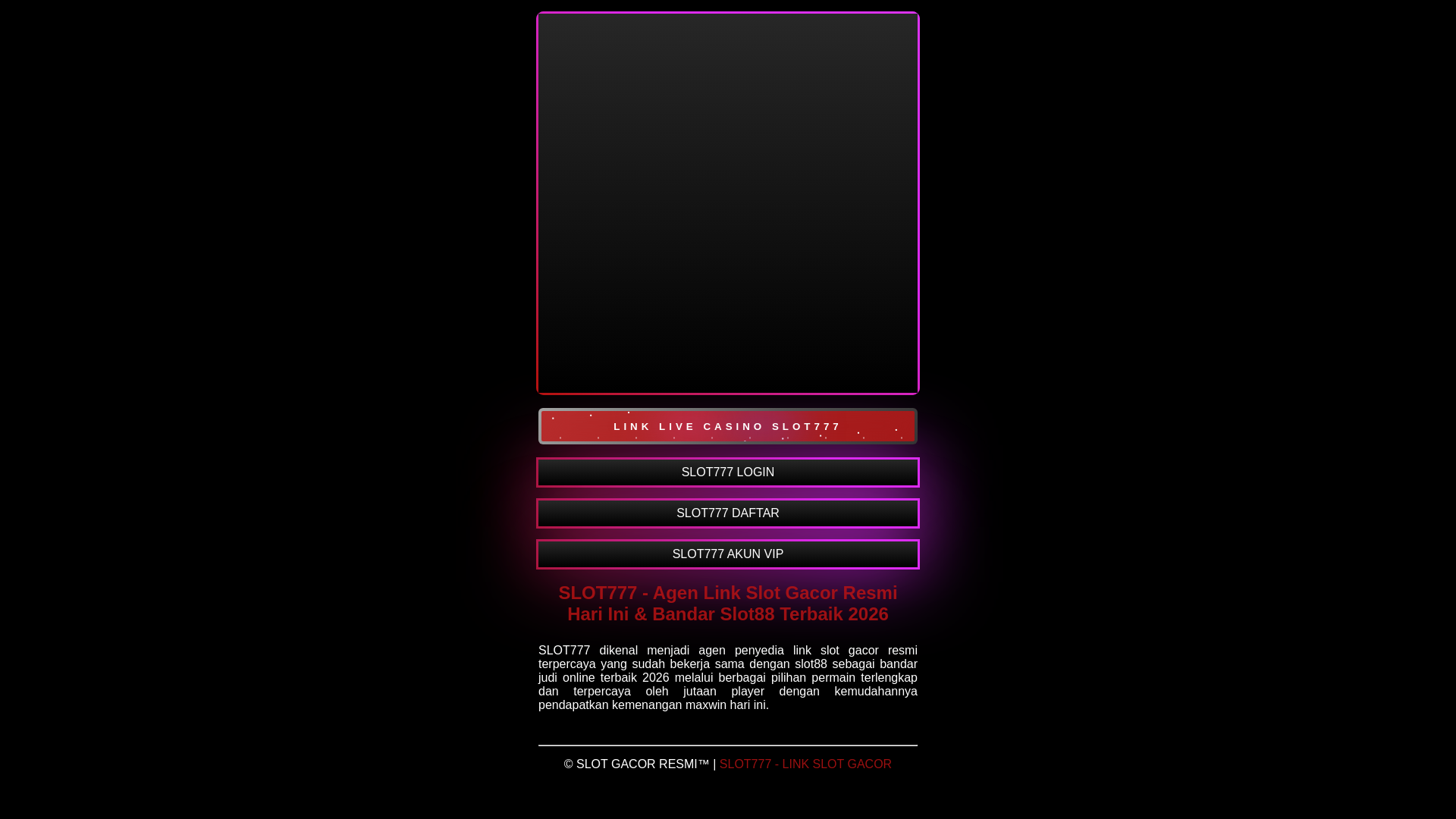 website screenshot of https://slotgacorsiunikuacid.pages.dev/