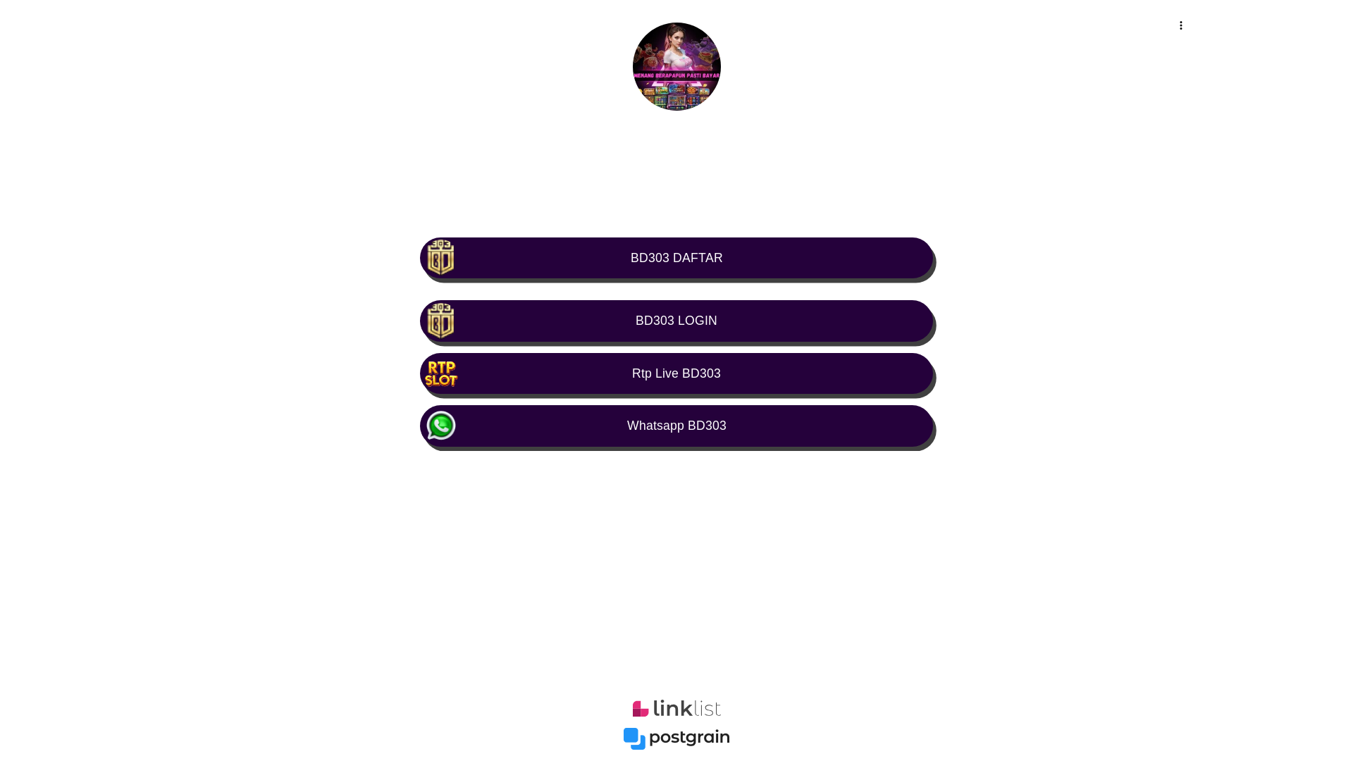 website screenshot of https://linklist-bio.pages.dev/