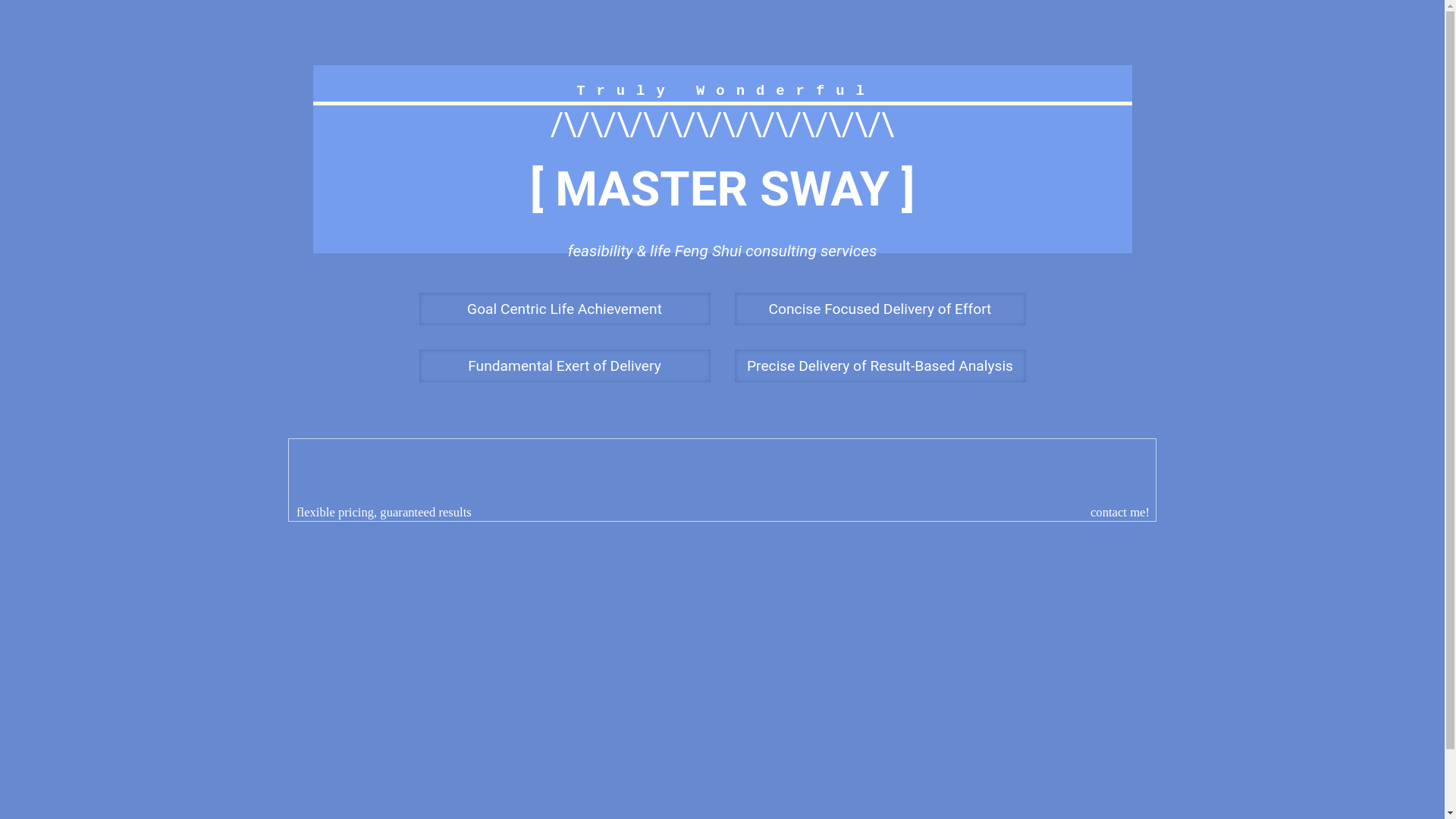 website screenshot of https://masterswayconsulting.com/