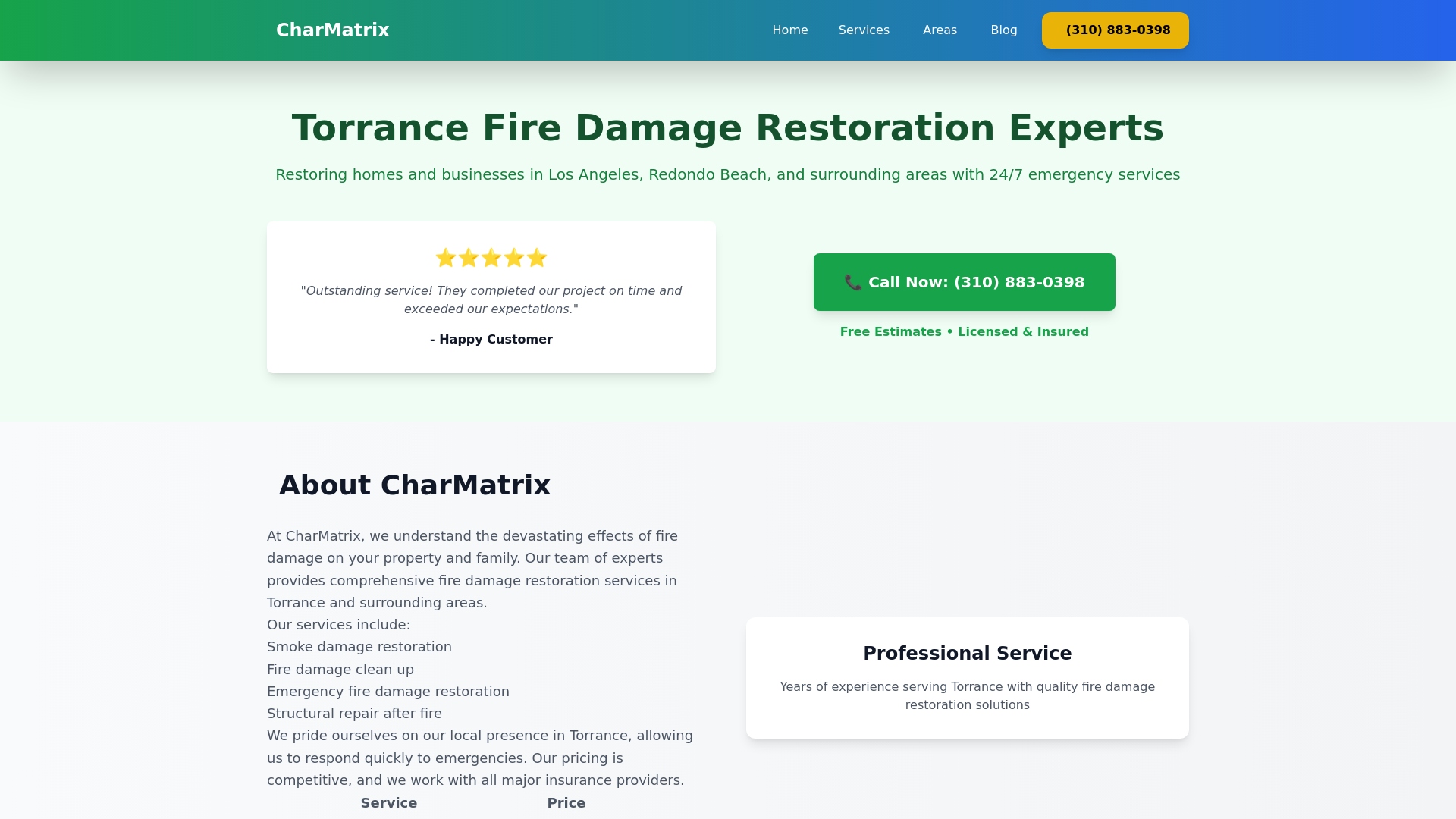 website screenshot of https://charmatrix-6qs.pages.dev/