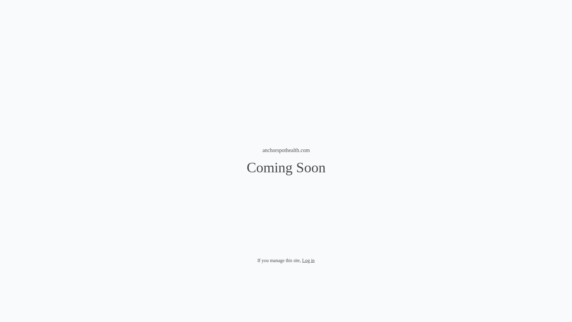 website screenshot of https://anchorspothealth.com/