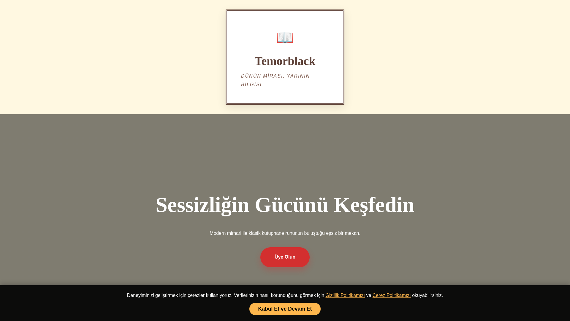 website screenshot of https://temorblack.lat/