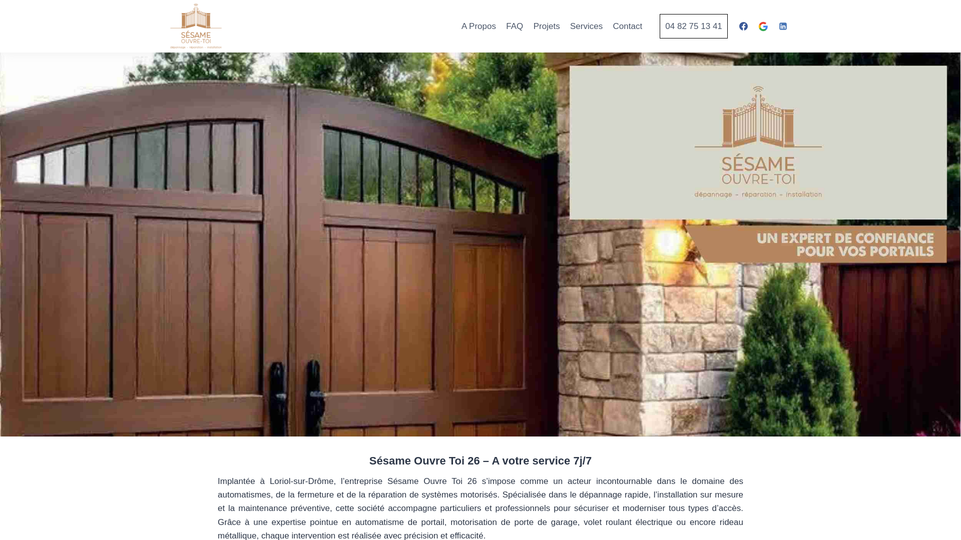 website screenshot of https://sesame-ouvre-toi-26.fr/