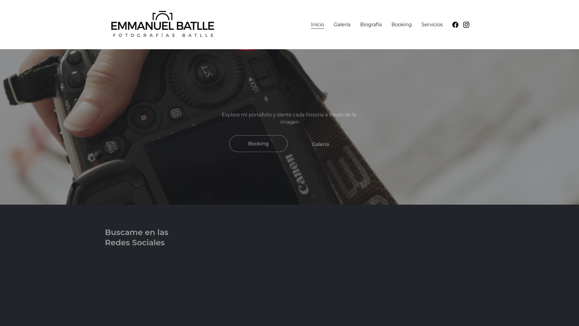 website screenshot of https://emmanuelbatlle.com/