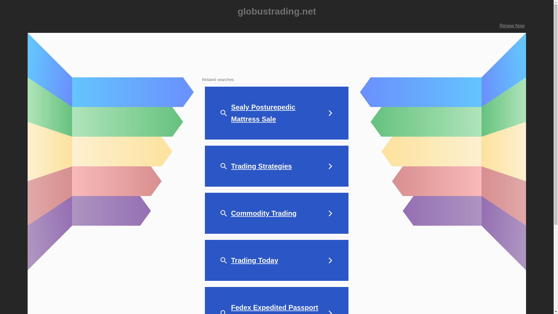 website screenshot of https://globustrading.net/