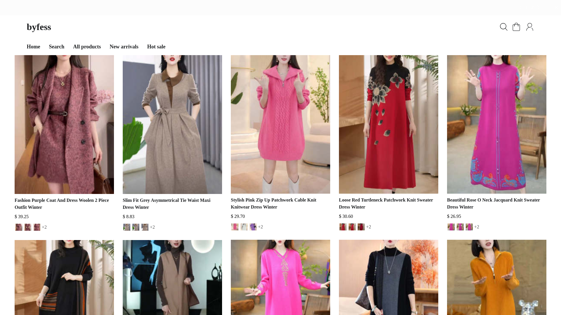 website screenshot of https://byfess.com