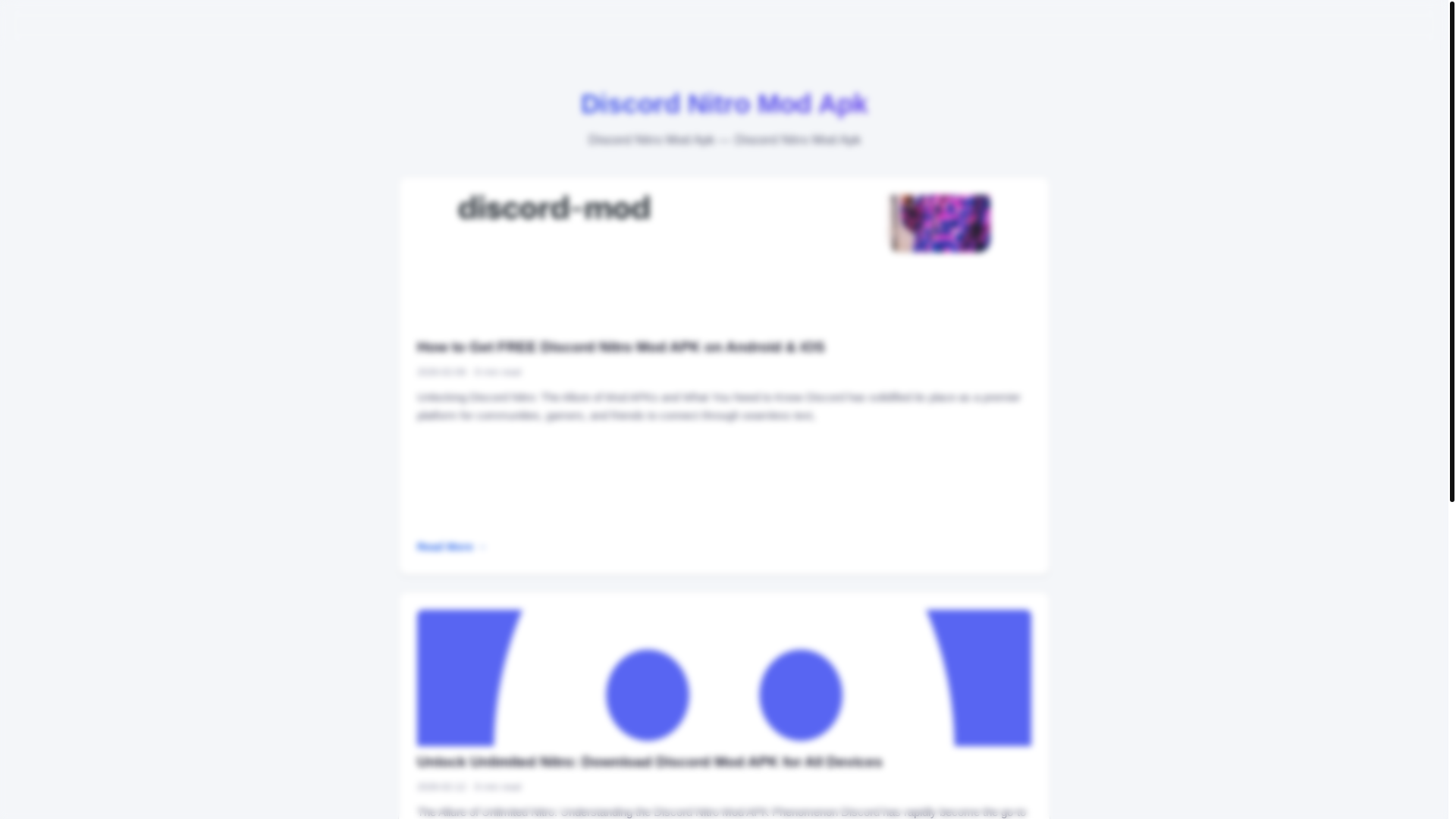 website screenshot of https://discord-nitro-mod-apk.pages.dev/