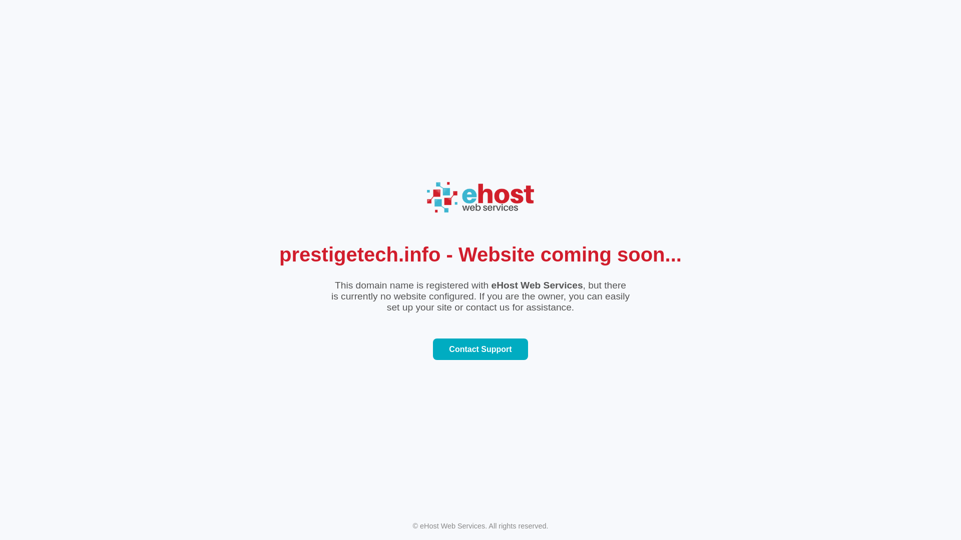 website screenshot of https://prestigetech.info/