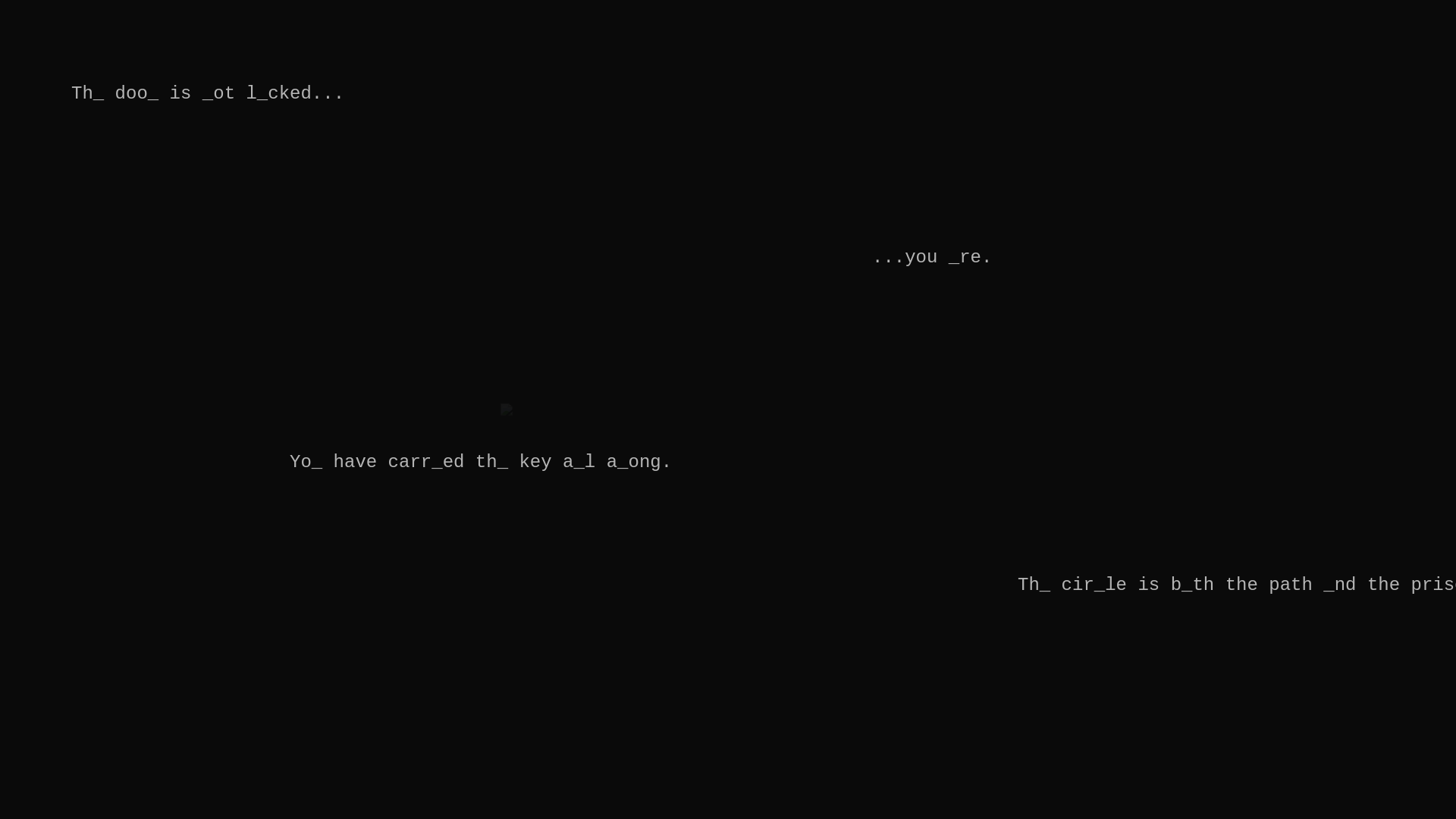 website screenshot of https://thelostcircle.org/