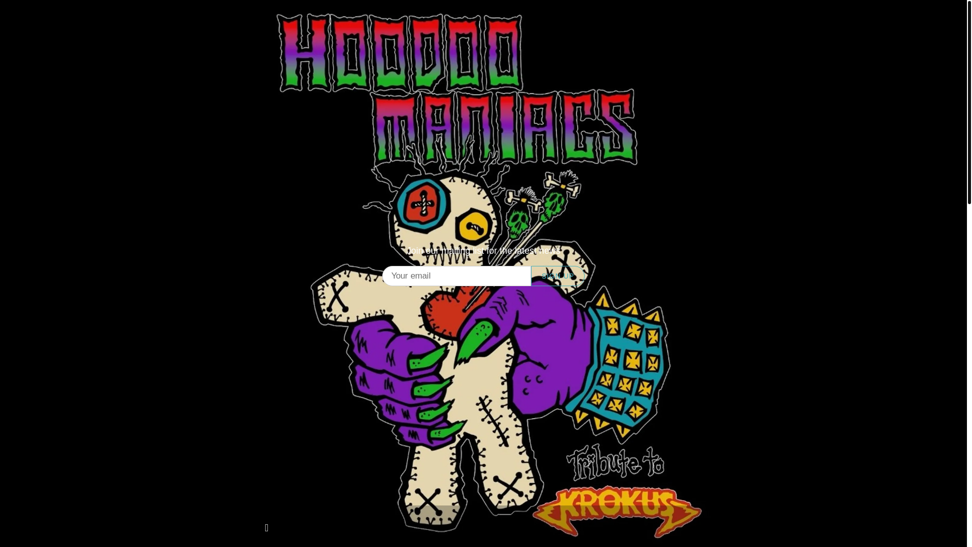 website screenshot of https://hoodoomaniacs.com/