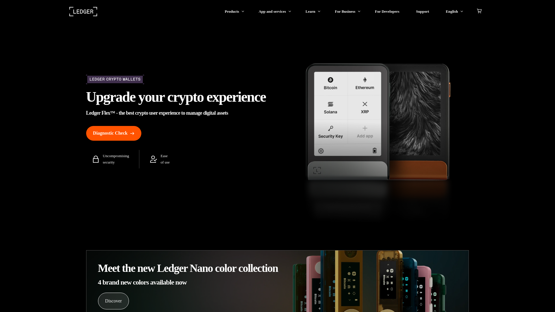 website screenshot of https://https-ledger.live/