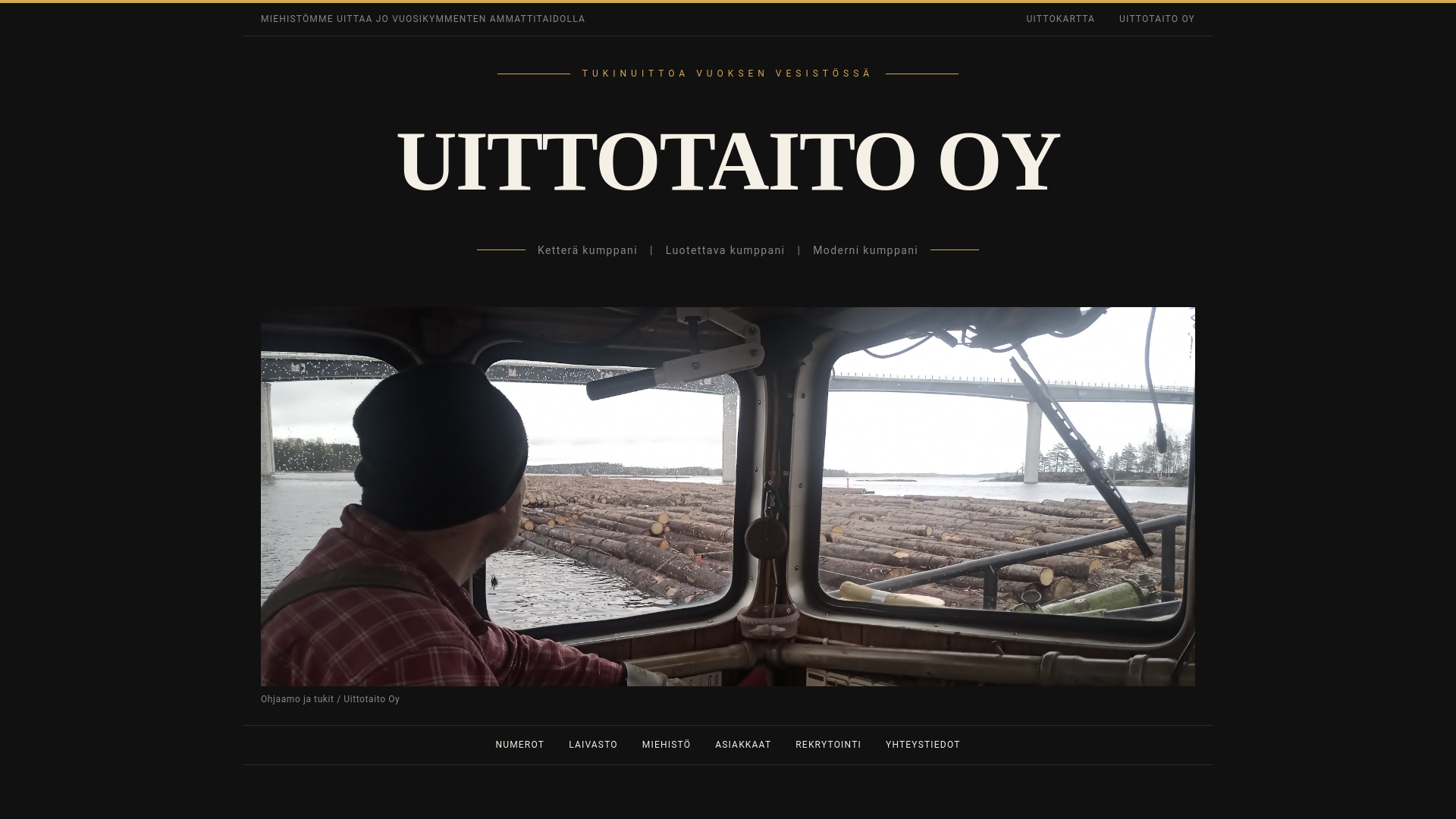website screenshot of https://uittotaito.com