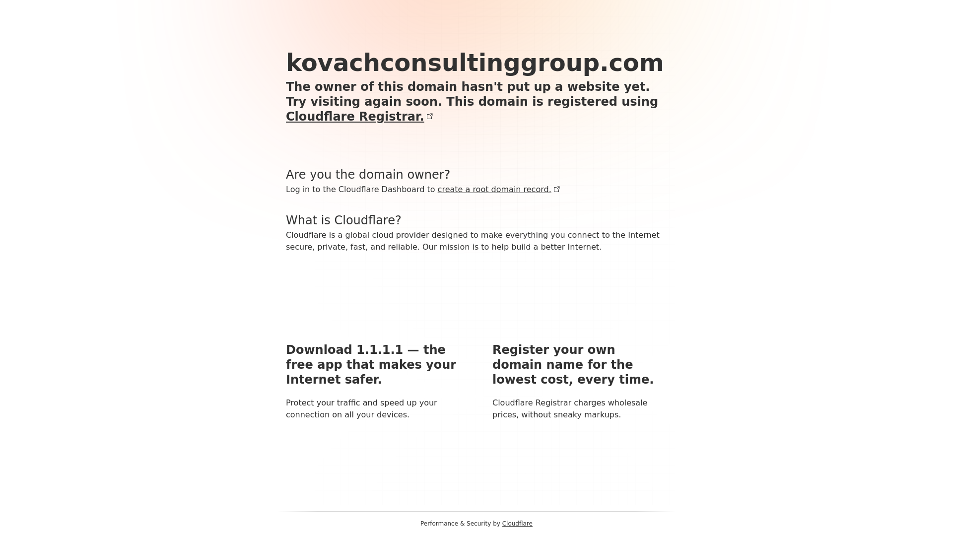 website screenshot of https://kovachconsultinggroup.com/