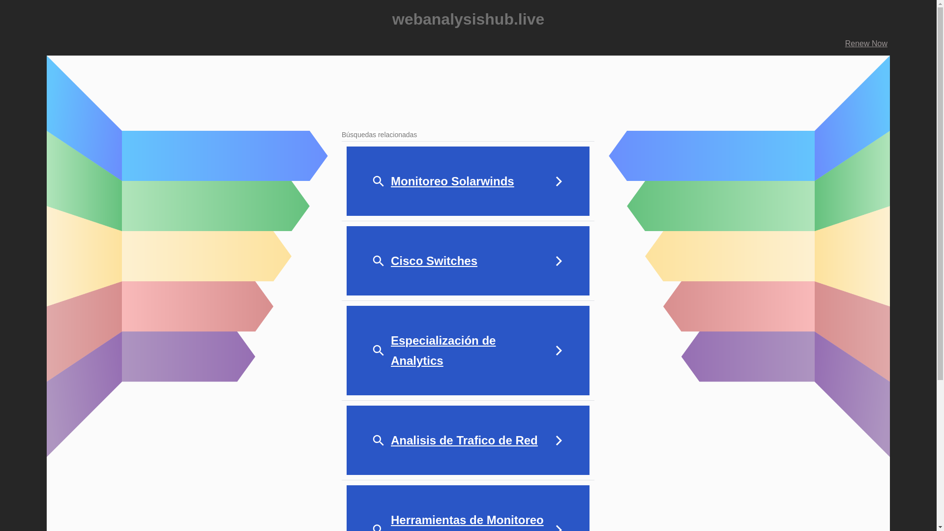 website screenshot of https://webanalysishub.live/