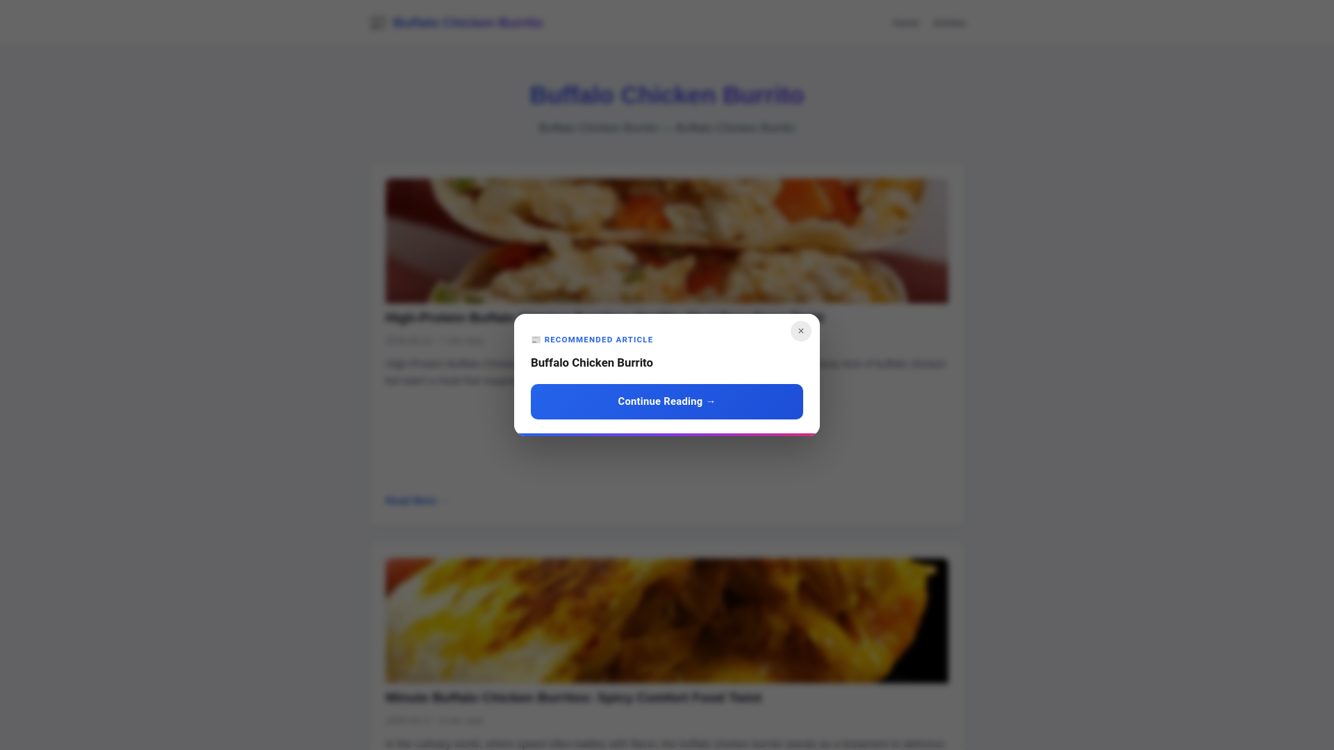 website screenshot of https://buffalo-chicken-burrito.pages.dev/