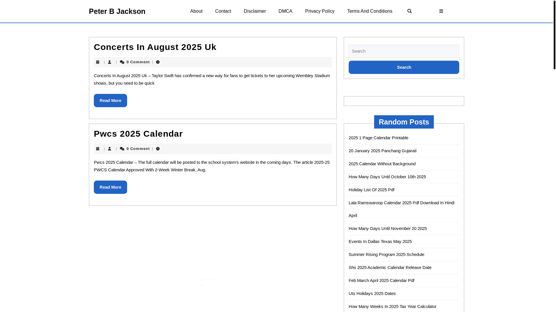 website screenshot of https://peterbjacksona.pages.dev/