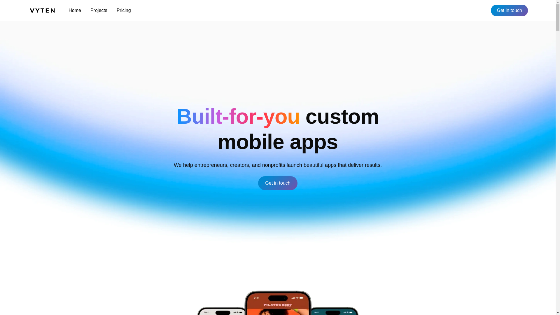 website screenshot of https://vytentn.com/
