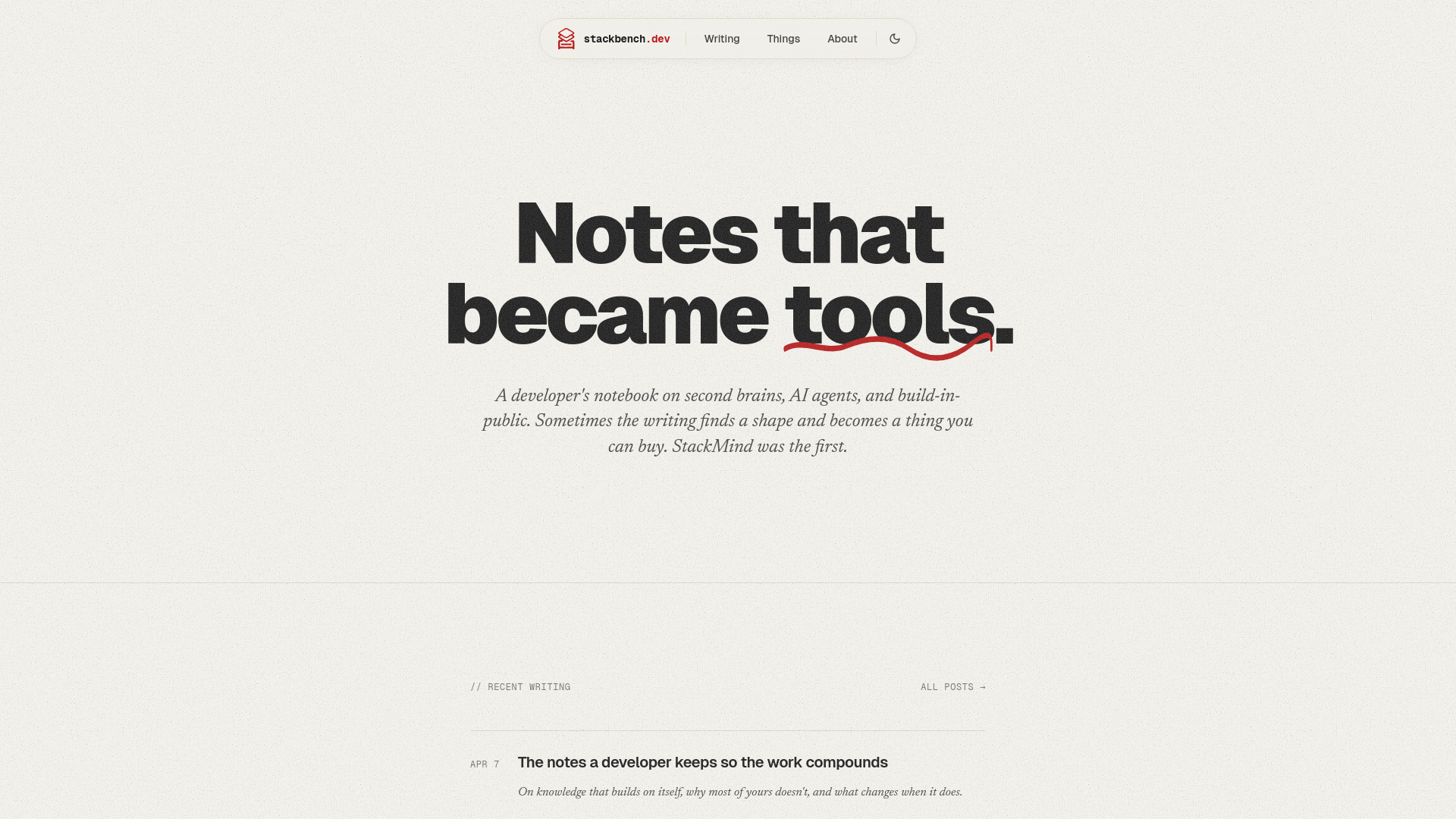 website screenshot of https://stackbench-web.pages.dev/