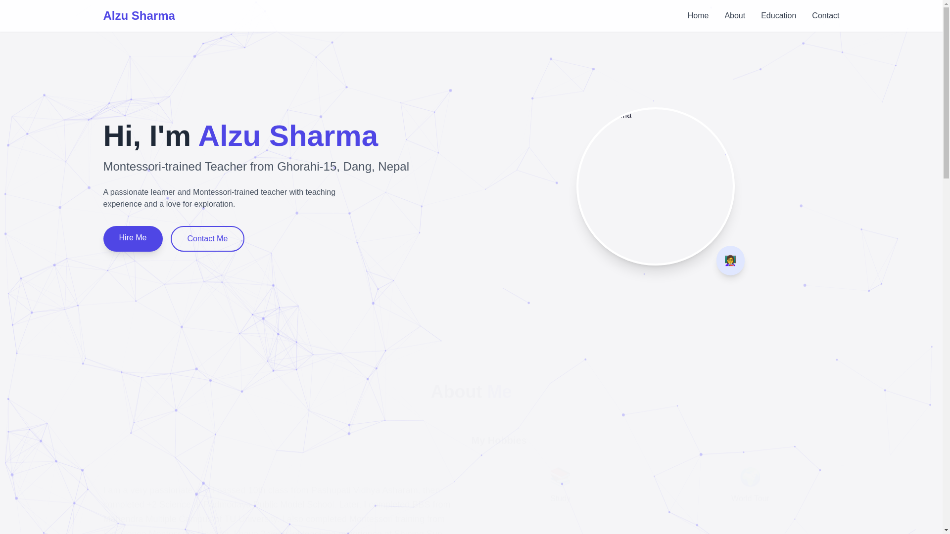 website screenshot of https://alzusharma.com.np/